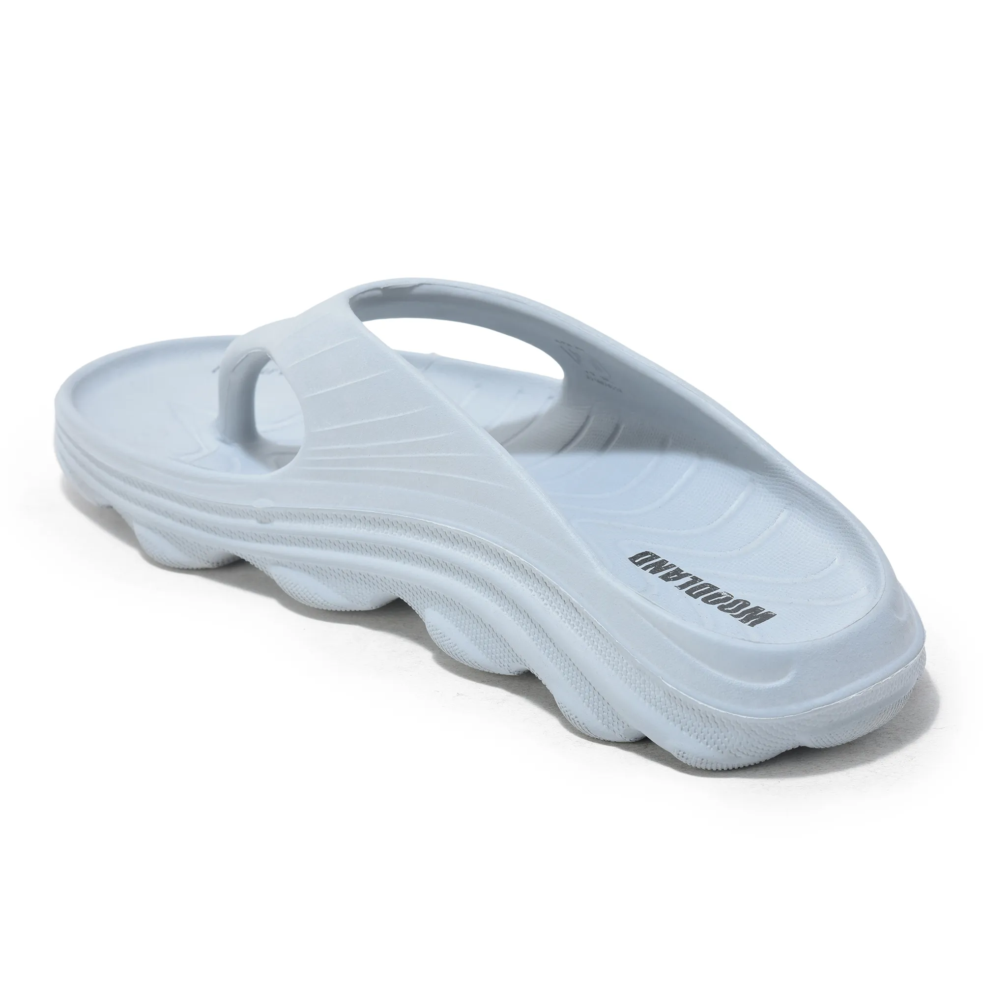Grey Eva Sports Slippers For Men - Thumbnail 5