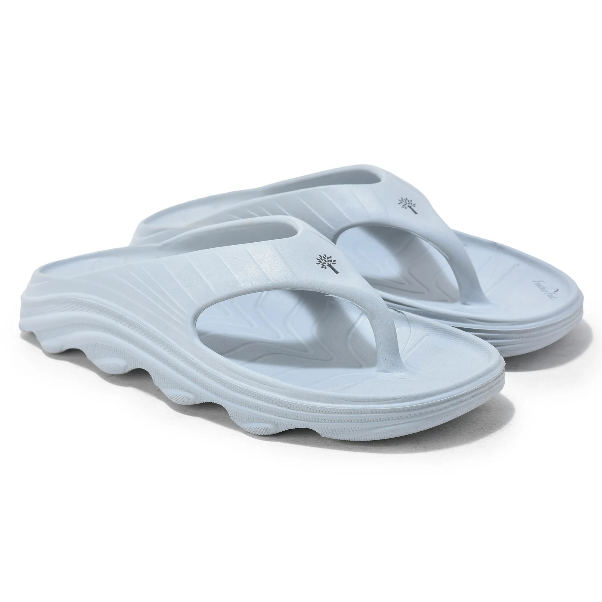Grey Eva Sports Slippers For Men - Thumbnail 6