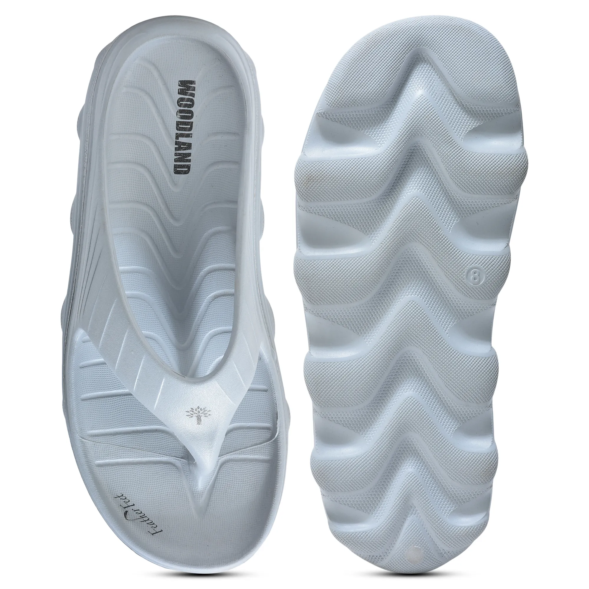 Grey Eva Sports Slippers For Men - Thumbnail 7