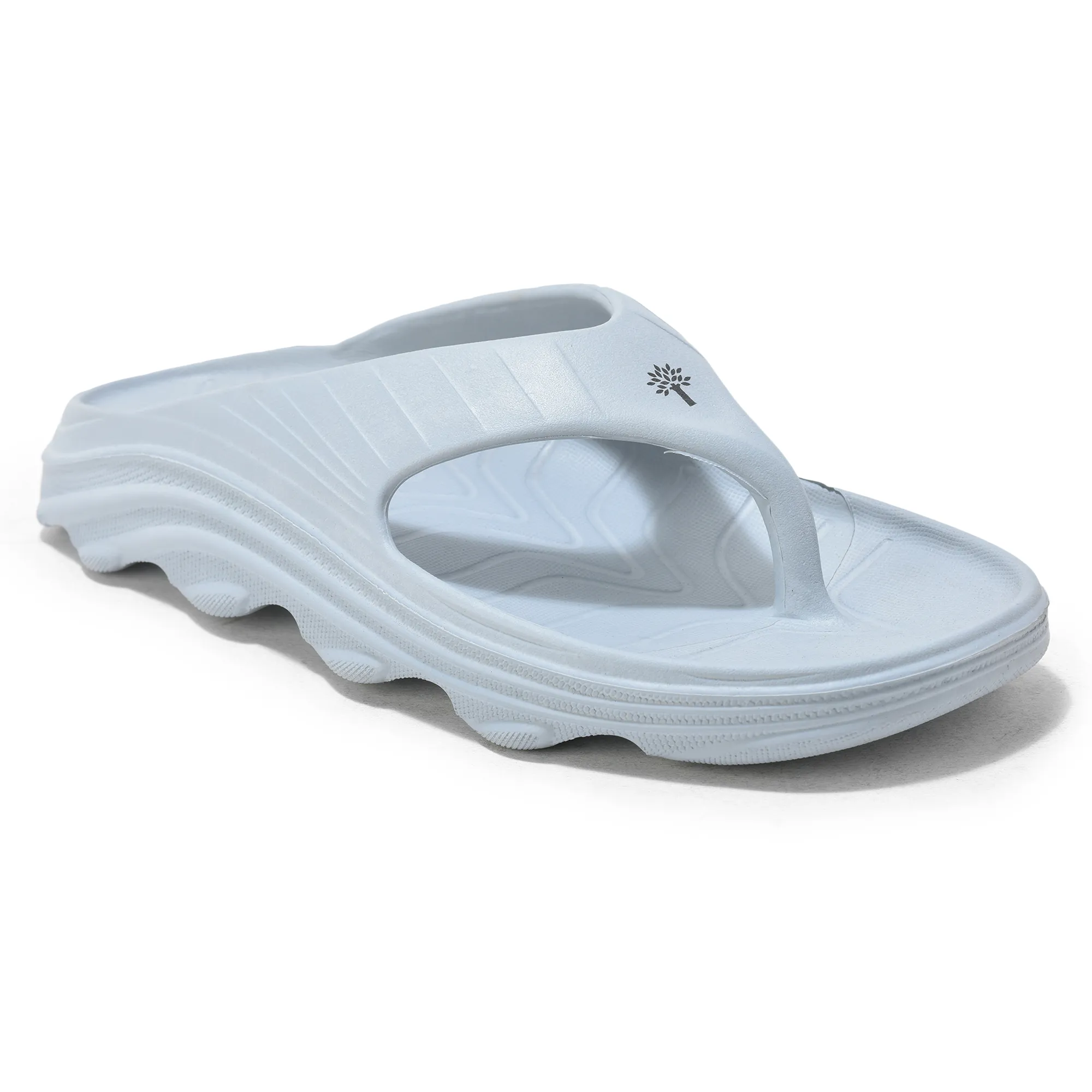 Grey Eva Sports Slippers For Men - Thumbnail 8