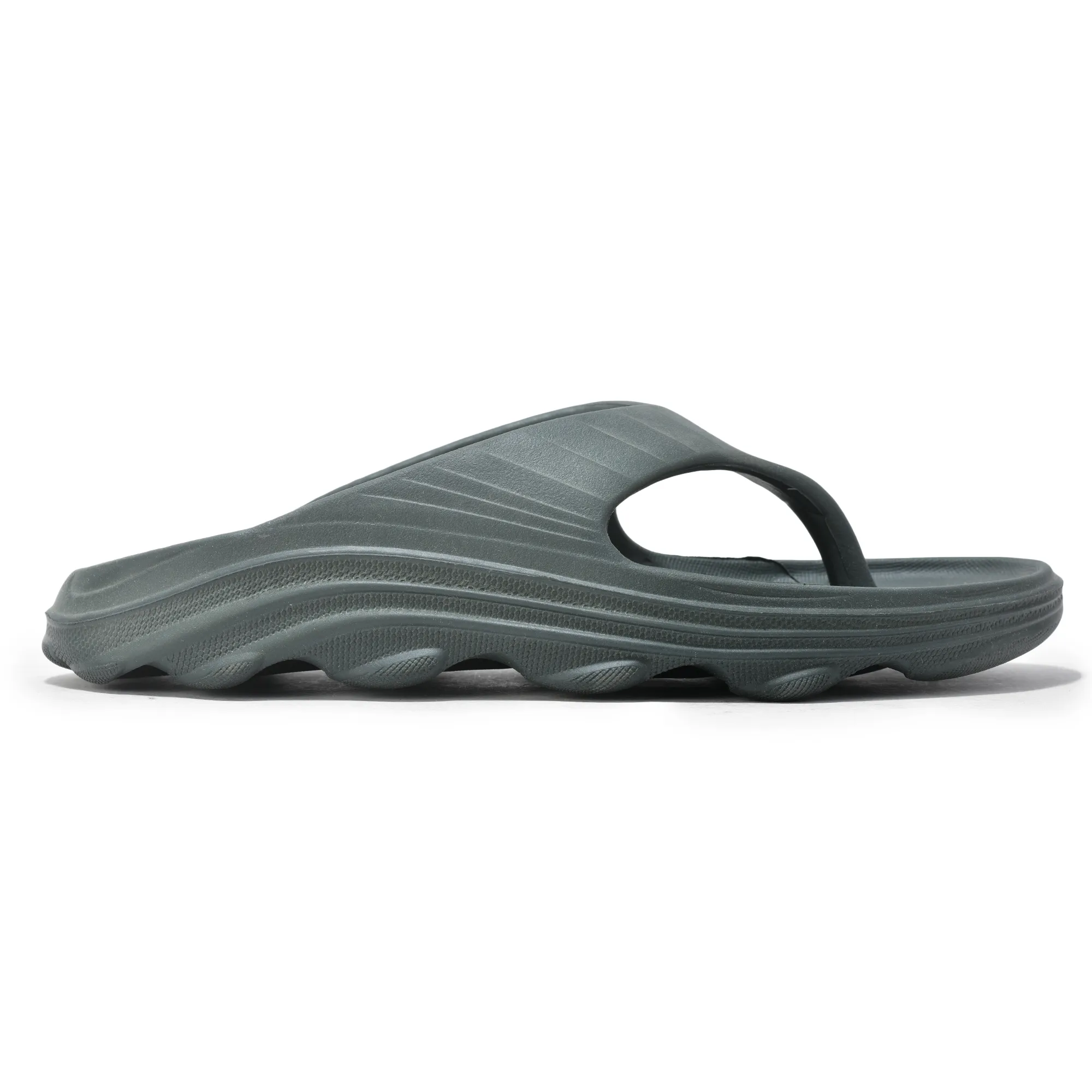 Olive Green Eva Sports Slippers For Men - Image 1