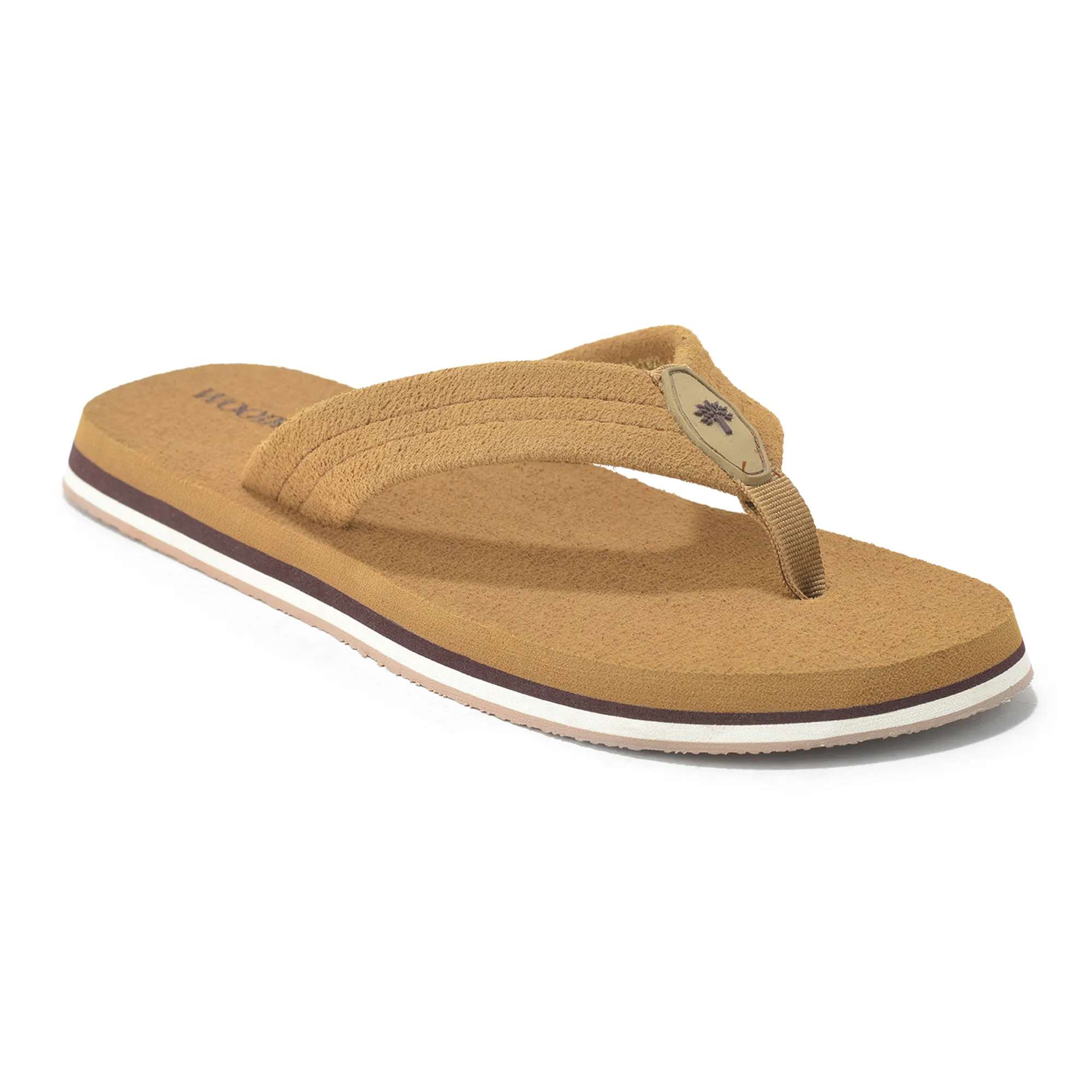 Woodland Men’s Camel Everyday Grip Flip Flops - Thumbnail 3