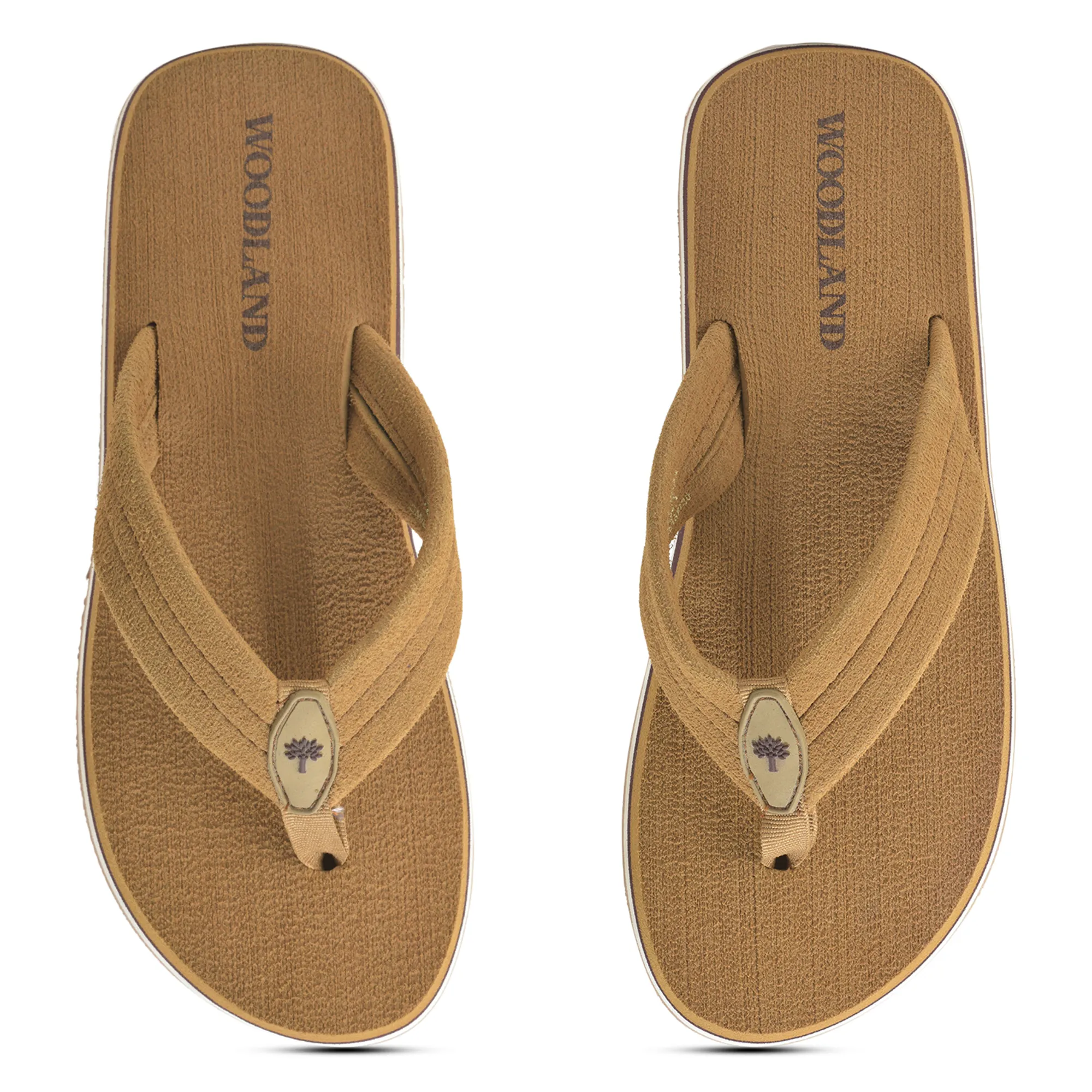 Woodland Men’s Camel Everyday Grip Flip Flops - Thumbnail 5