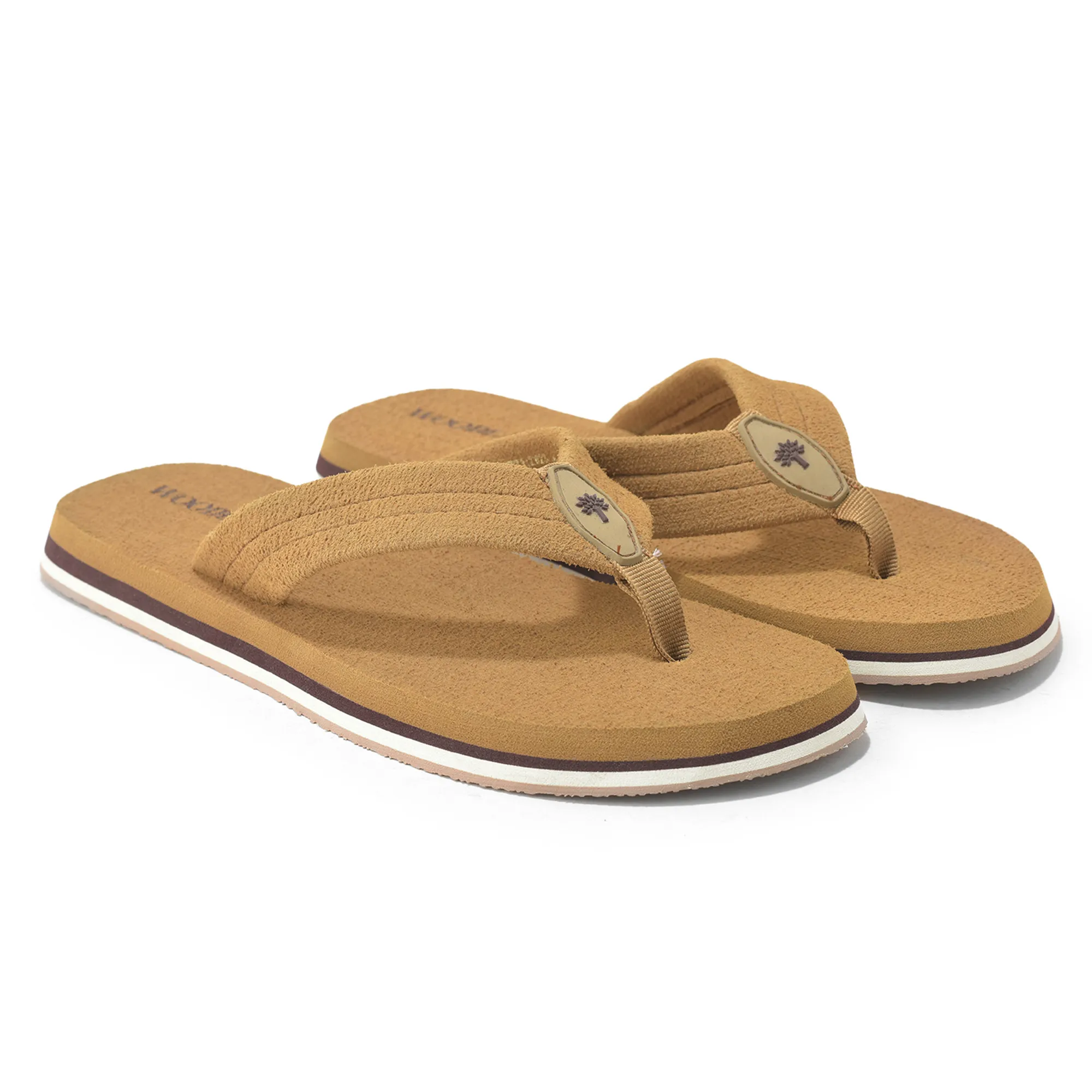 Woodland Men’s Camel Everyday Grip Flip Flops - Thumbnail 8