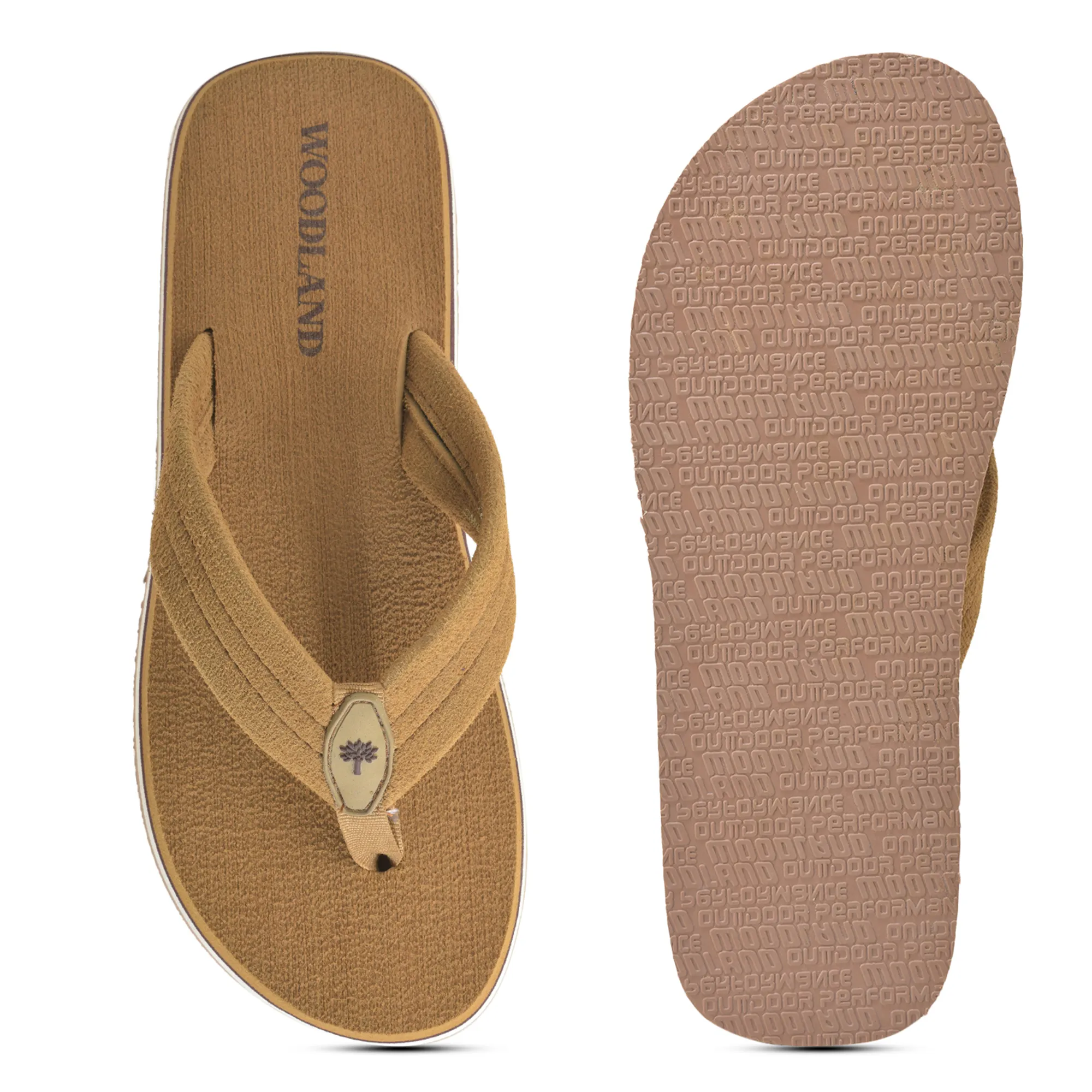 Woodland Men’s Camel Everyday Grip Flip Flops - Thumbnail 9