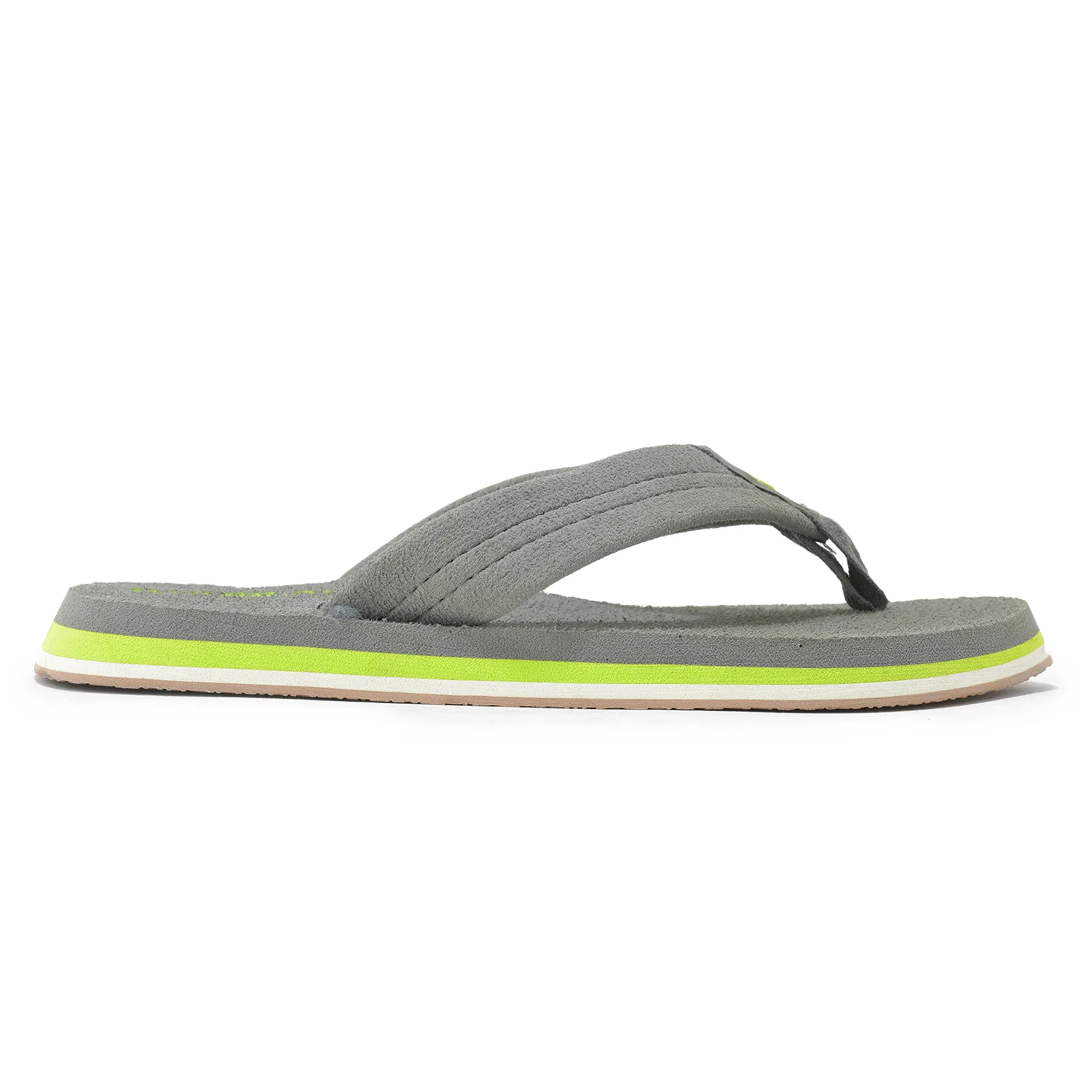 Woodland Men’s Light Grey Everyday Grip Flip Flops - Thumbnail 2