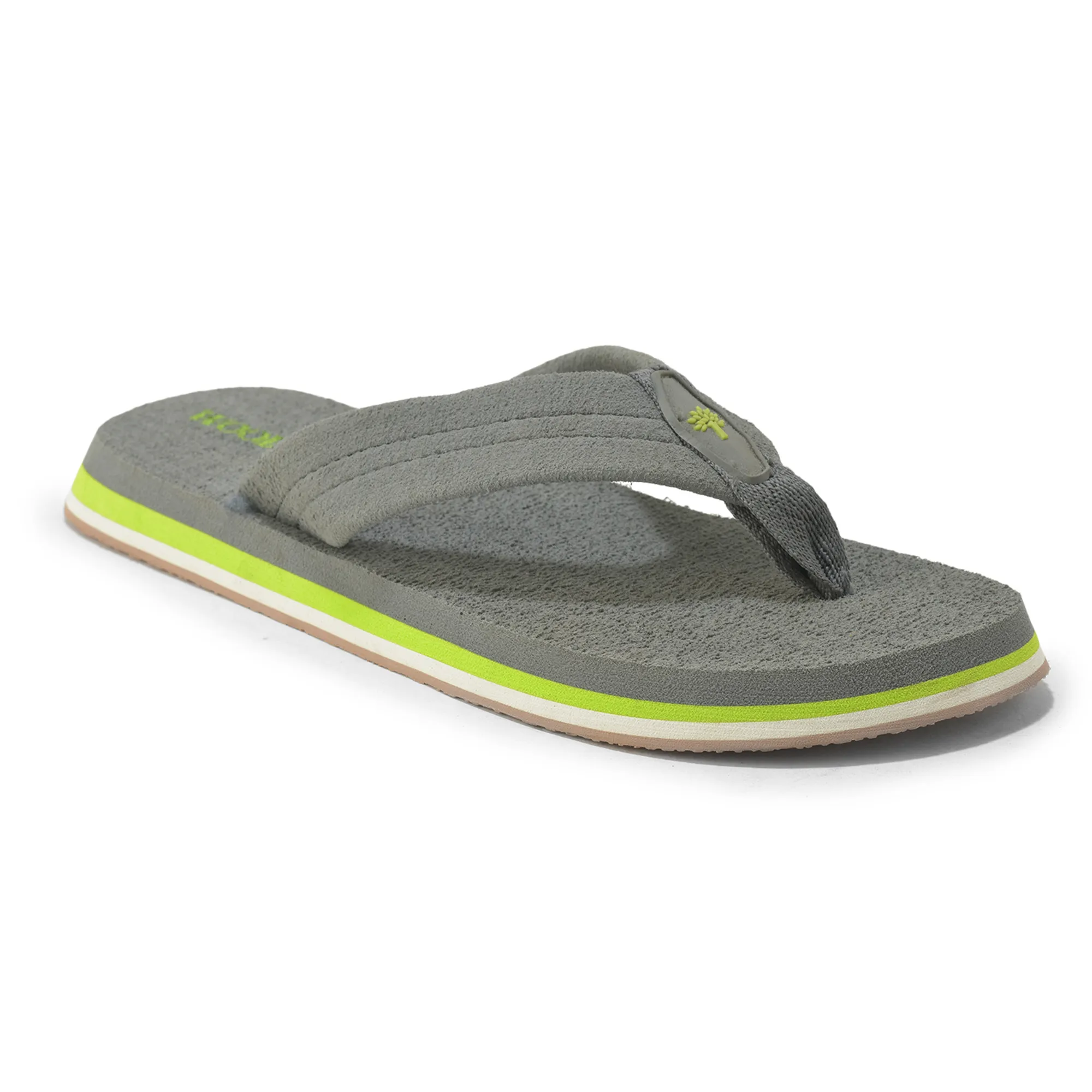 Woodland Men’s Light Grey Everyday Grip Flip Flops - Thumbnail 3