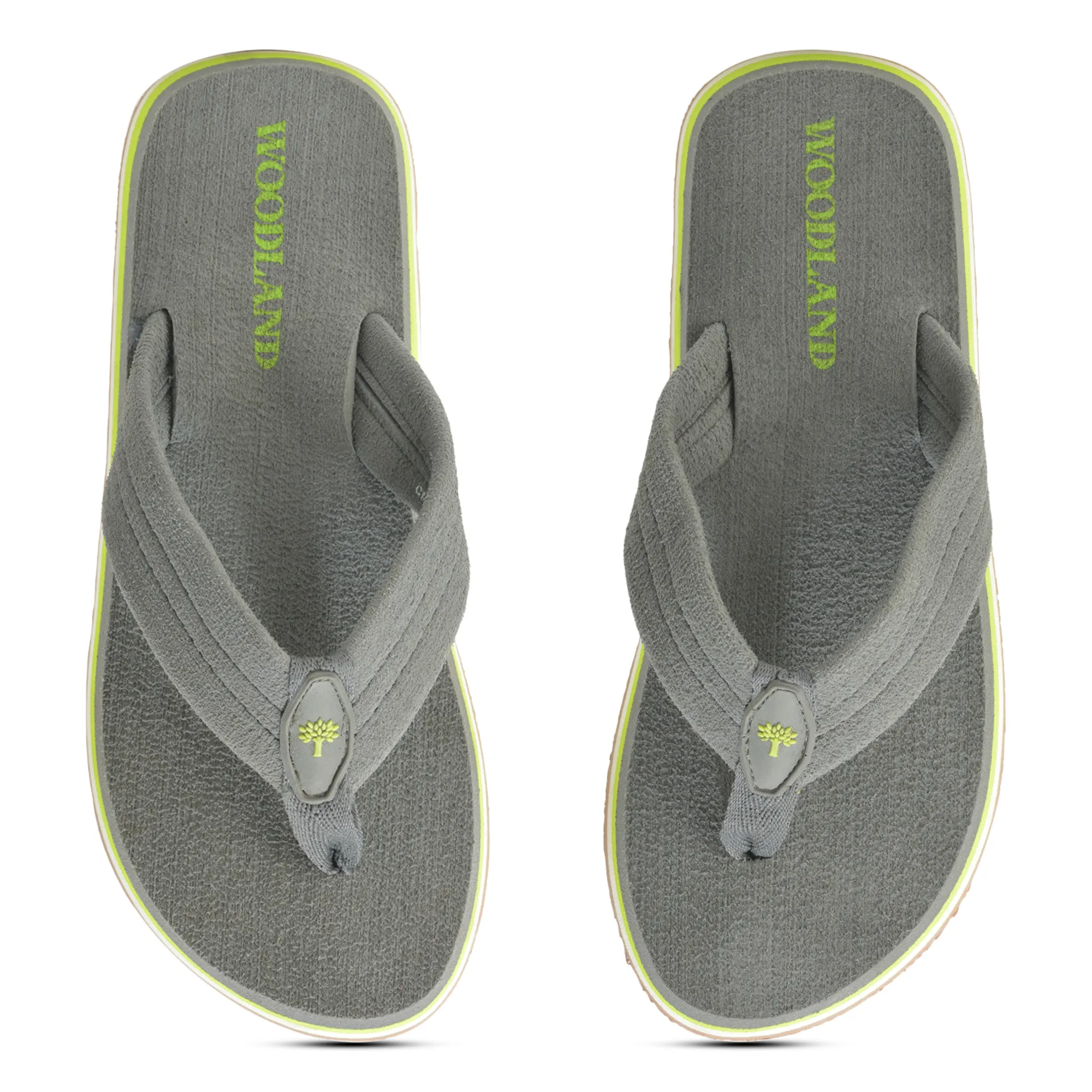 Woodland Men’s Light Grey Everyday Grip Flip Flops - Thumbnail 5