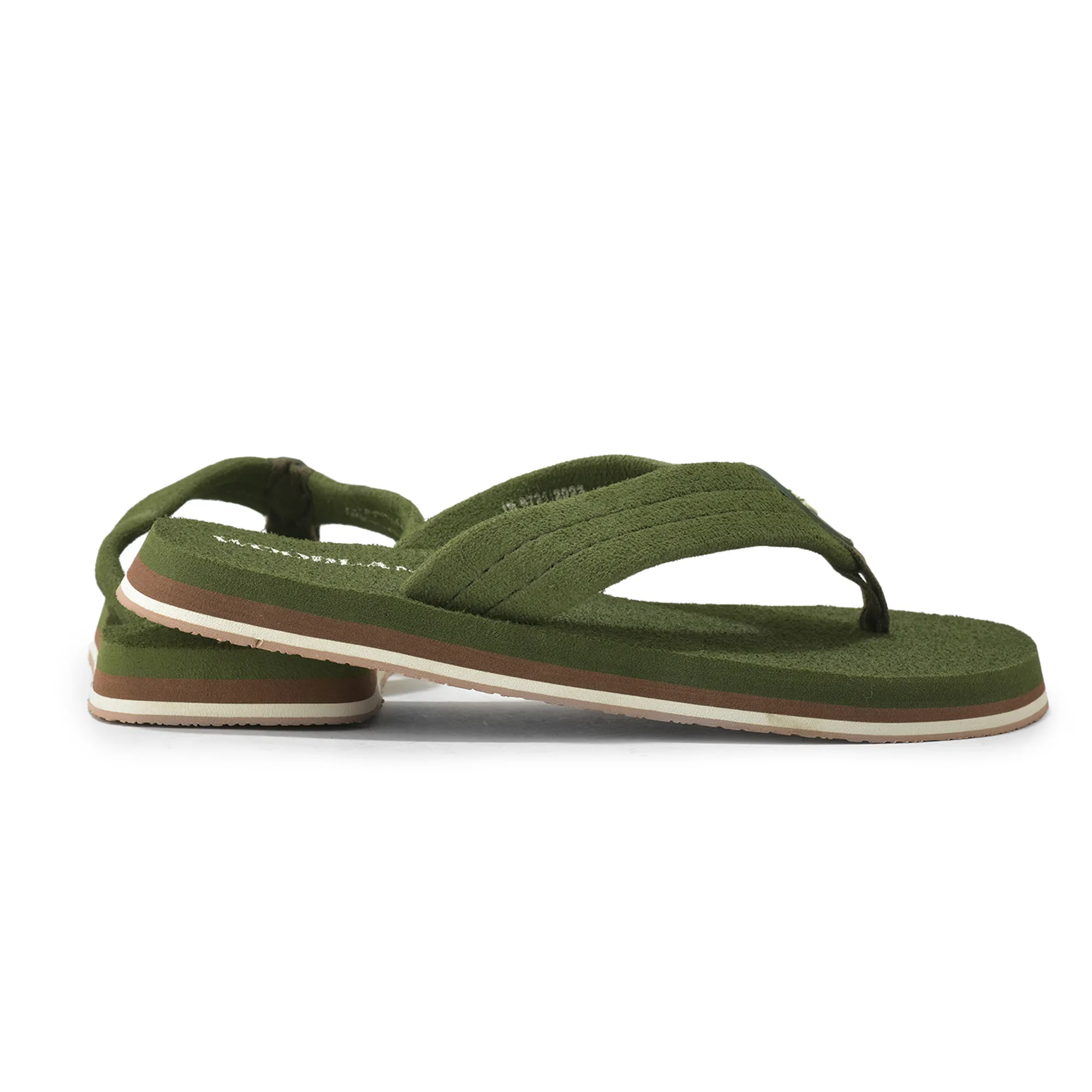 Woodland Men’s Olive Everyday Grip Flip Flops - Thumbnail 10