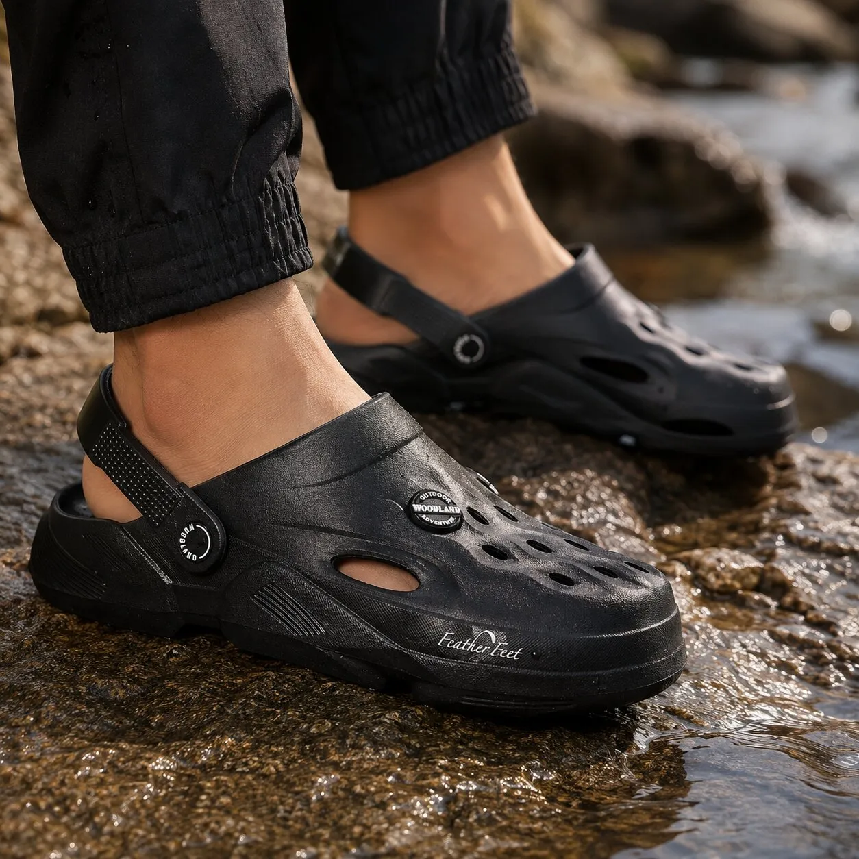 woodland-men-black-comfort-clog-slippers