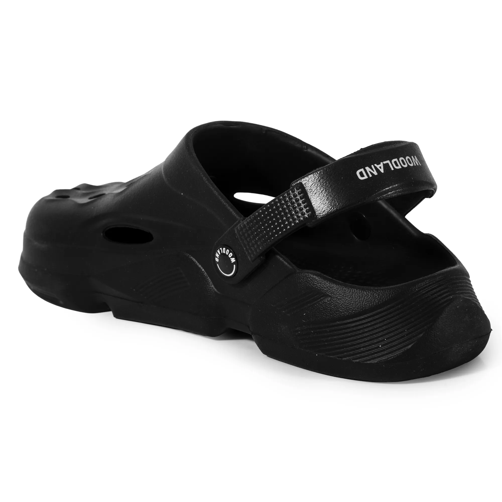 Woodland Men Black Comfort Clog Slippers - Thumbnail 7
