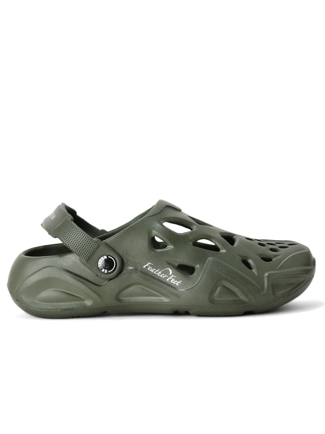 Woodland Men Olive Comfort Clog Slippers - Thumbnail 2