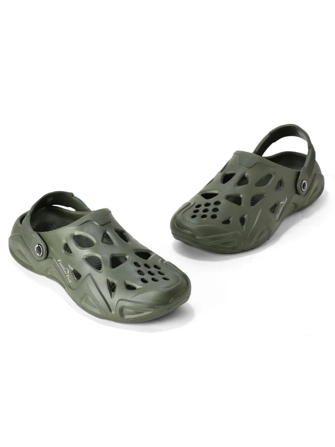 Woodland Men Olive Comfort Clog Slippers - Thumbnail 3