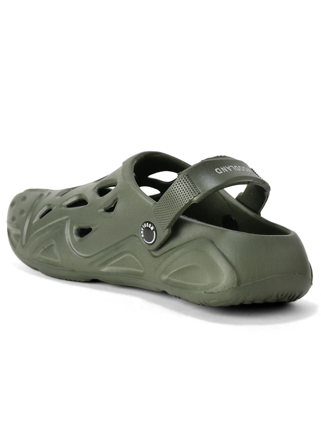 Woodland Men Olive Comfort Clog Slippers - Thumbnail 7