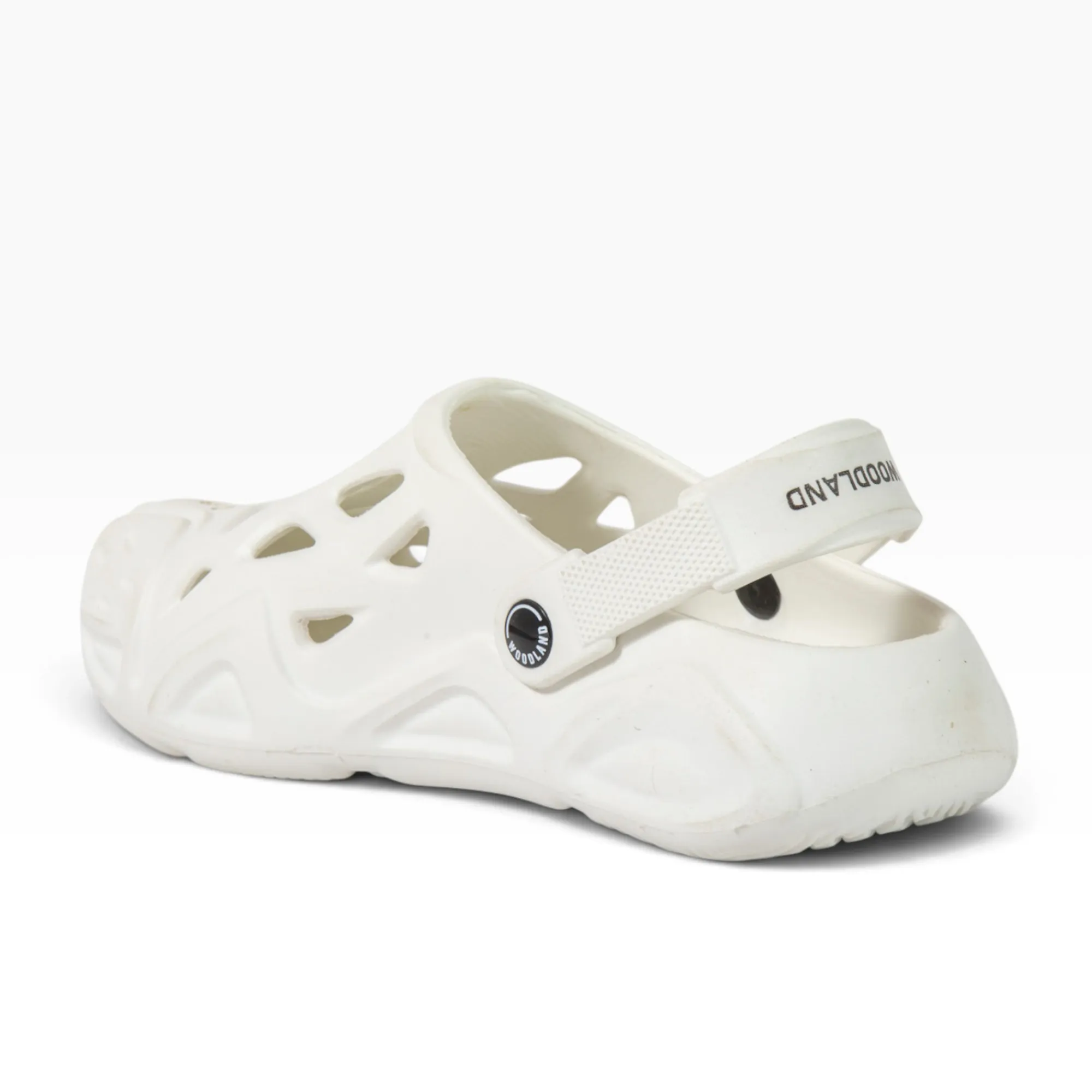 Woodland Men White Comfort Clog Slippers - Thumbnail 6