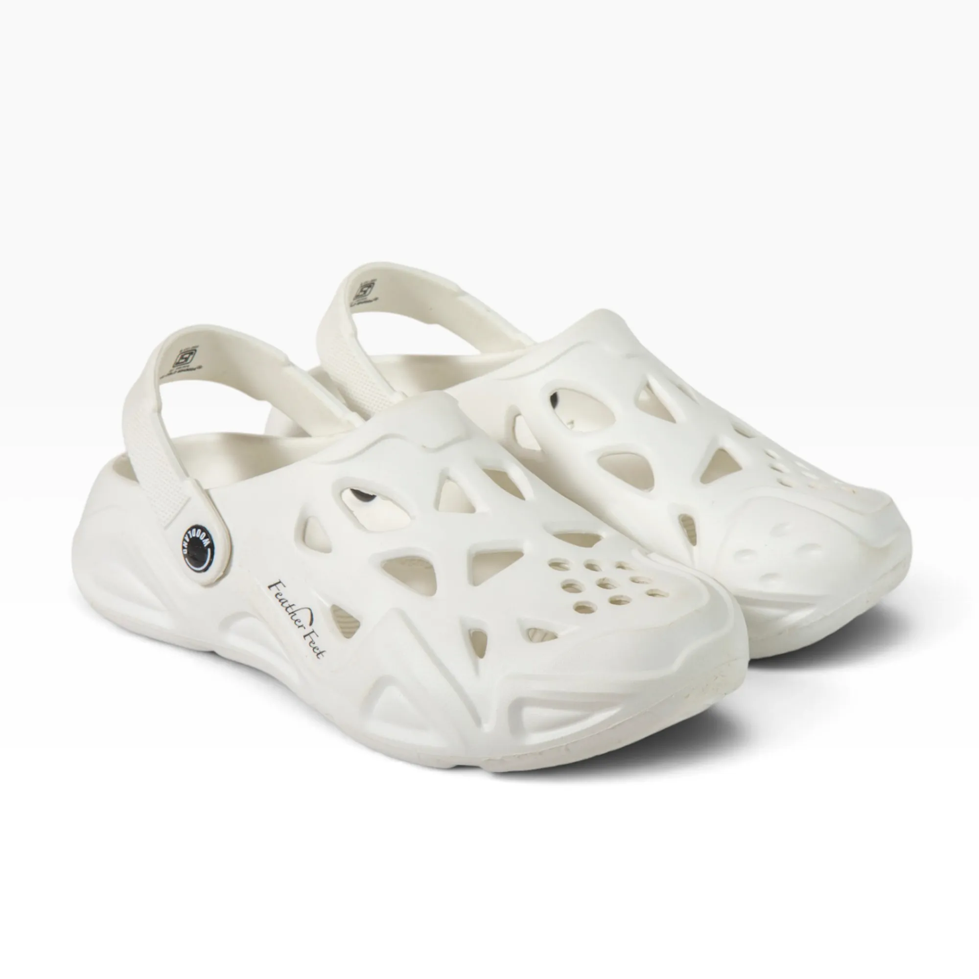 Woodland Men White Comfort Clog Slippers - Thumbnail 7