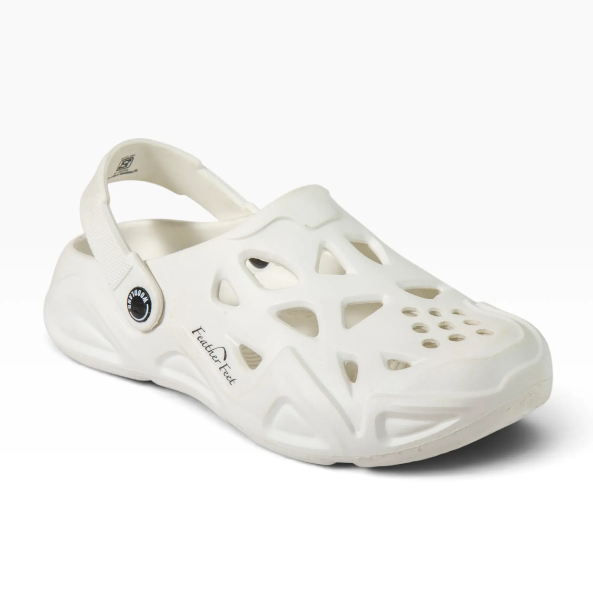 Woodland Men White Comfort Clog Slippers - Thumbnail 10