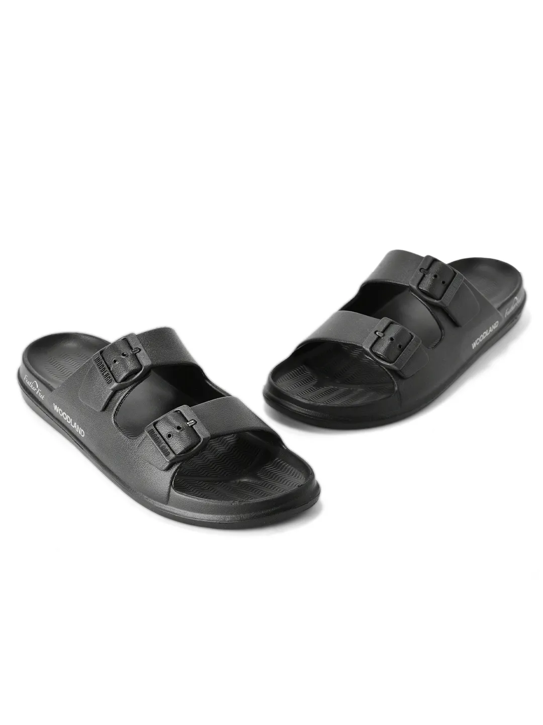 Men Black EVA Flip Flop Slippers - Thumbnail 3