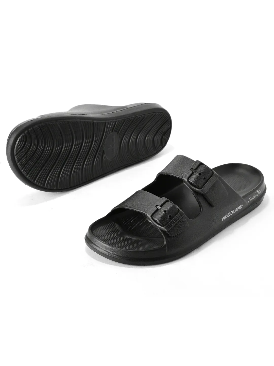 Men Black EVA Flip Flop Slippers - Thumbnail 6