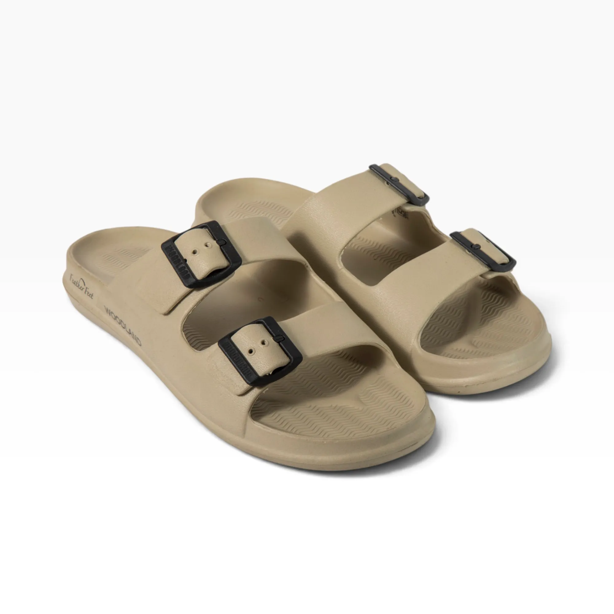 Men Khaki EVA Flip Flop Slippers - Thumbnail 7