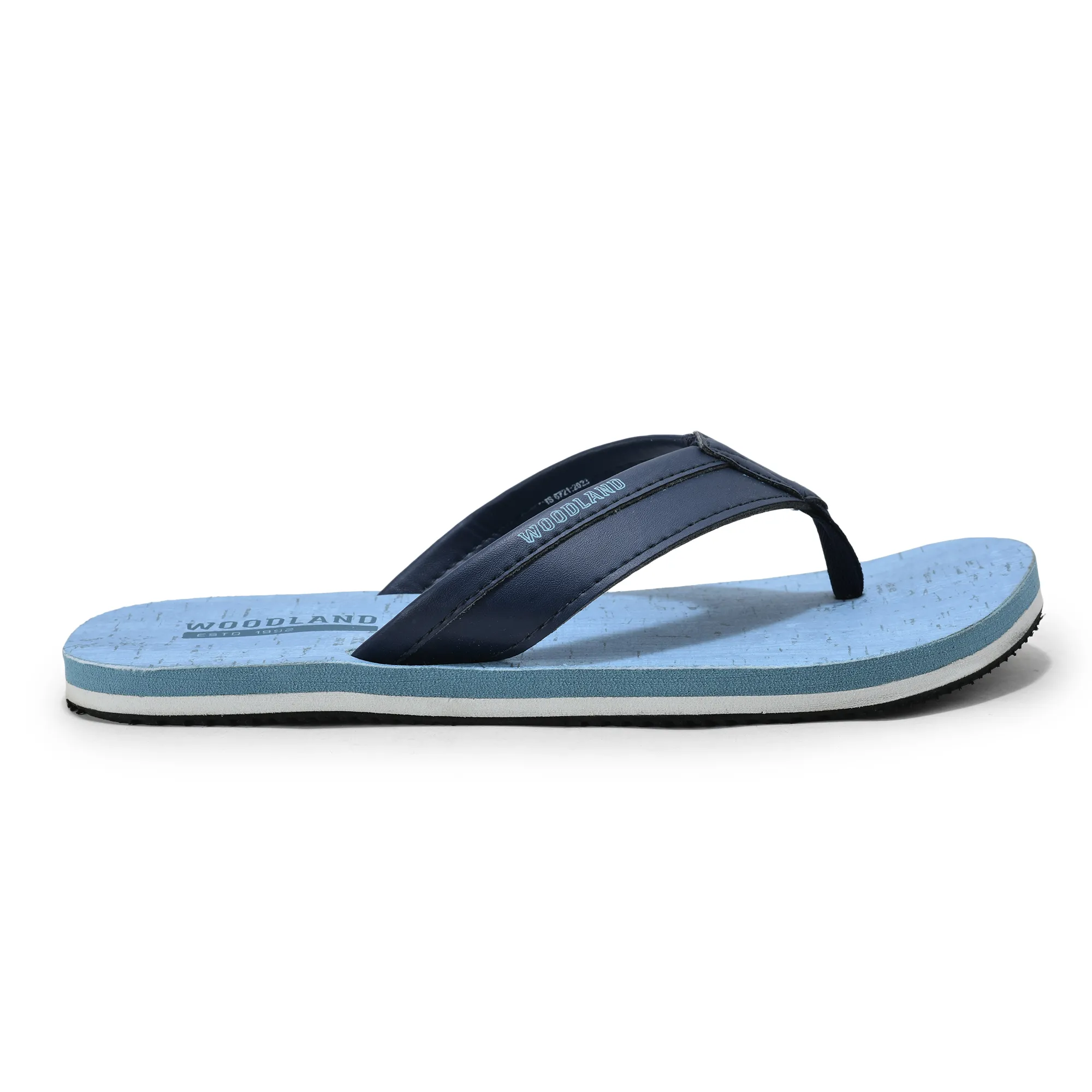 Men Blue Comfort EVA Flip Flops - Thumbnail 2