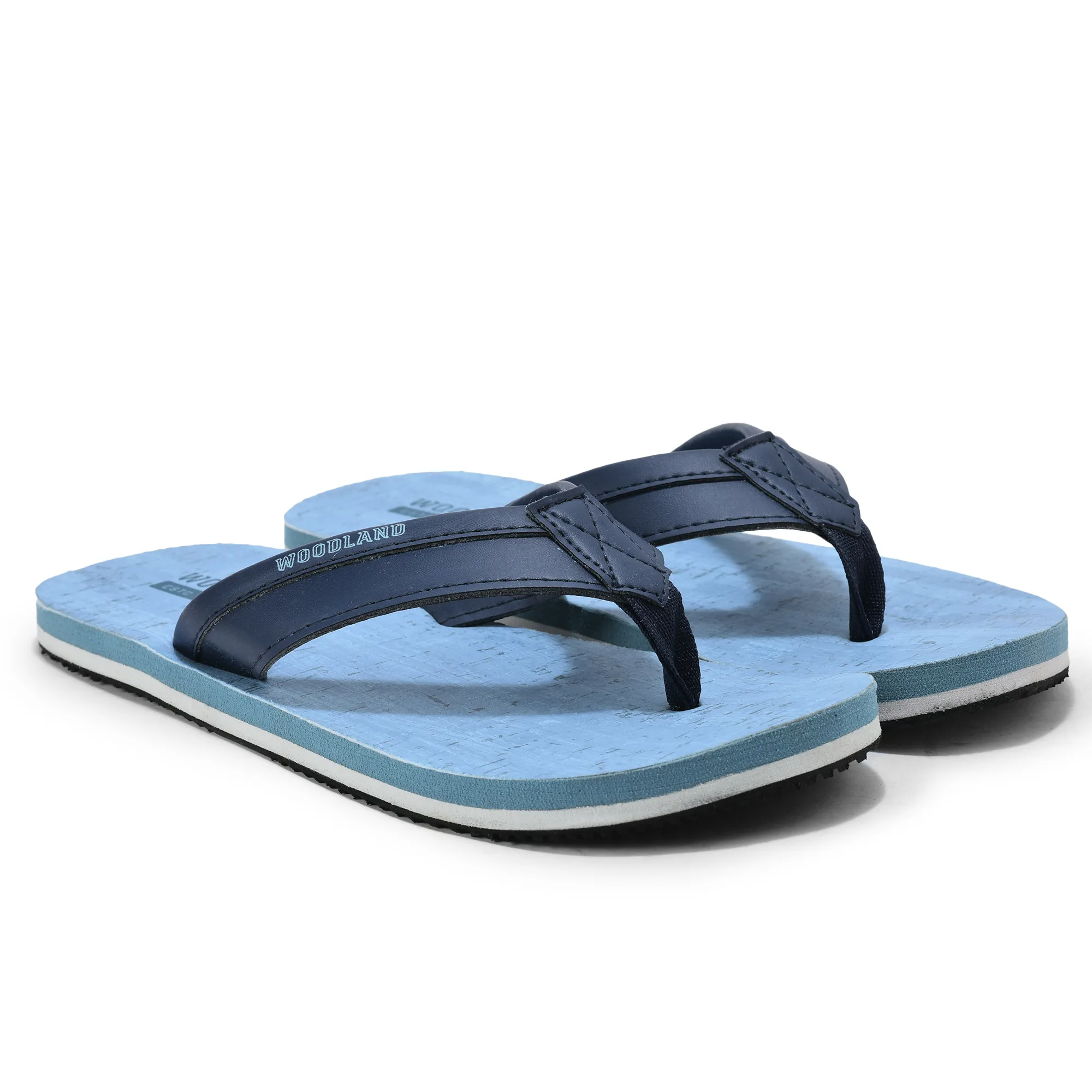 Men Blue Comfort EVA Flip Flops - Thumbnail 8