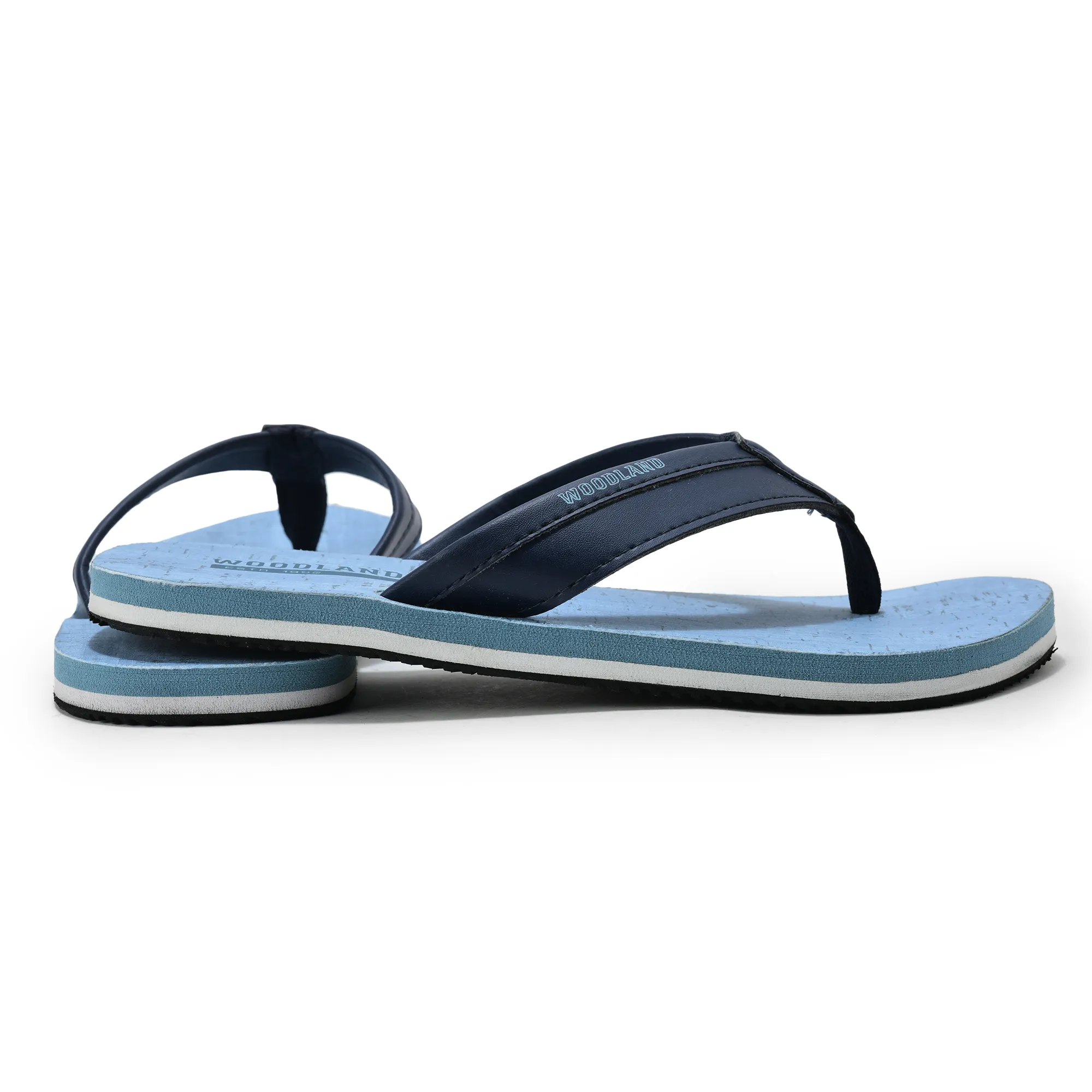 Men Blue Comfort EVA Flip Flops - Thumbnail 10