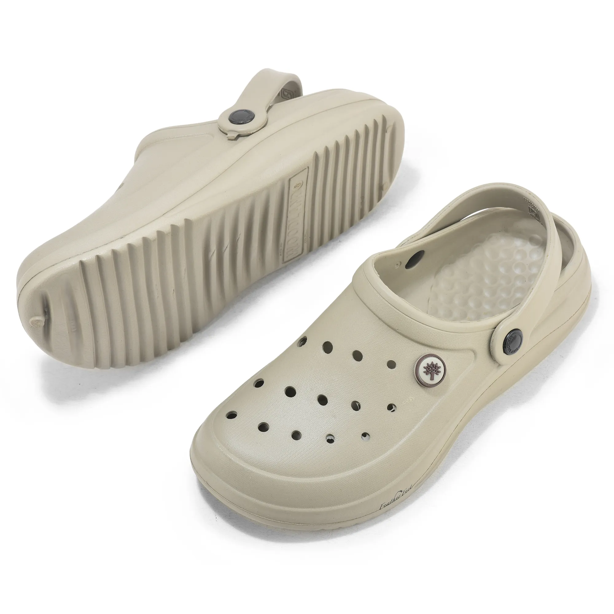 Woodland Khaki Men Slipper Slider - Thumbnail 4