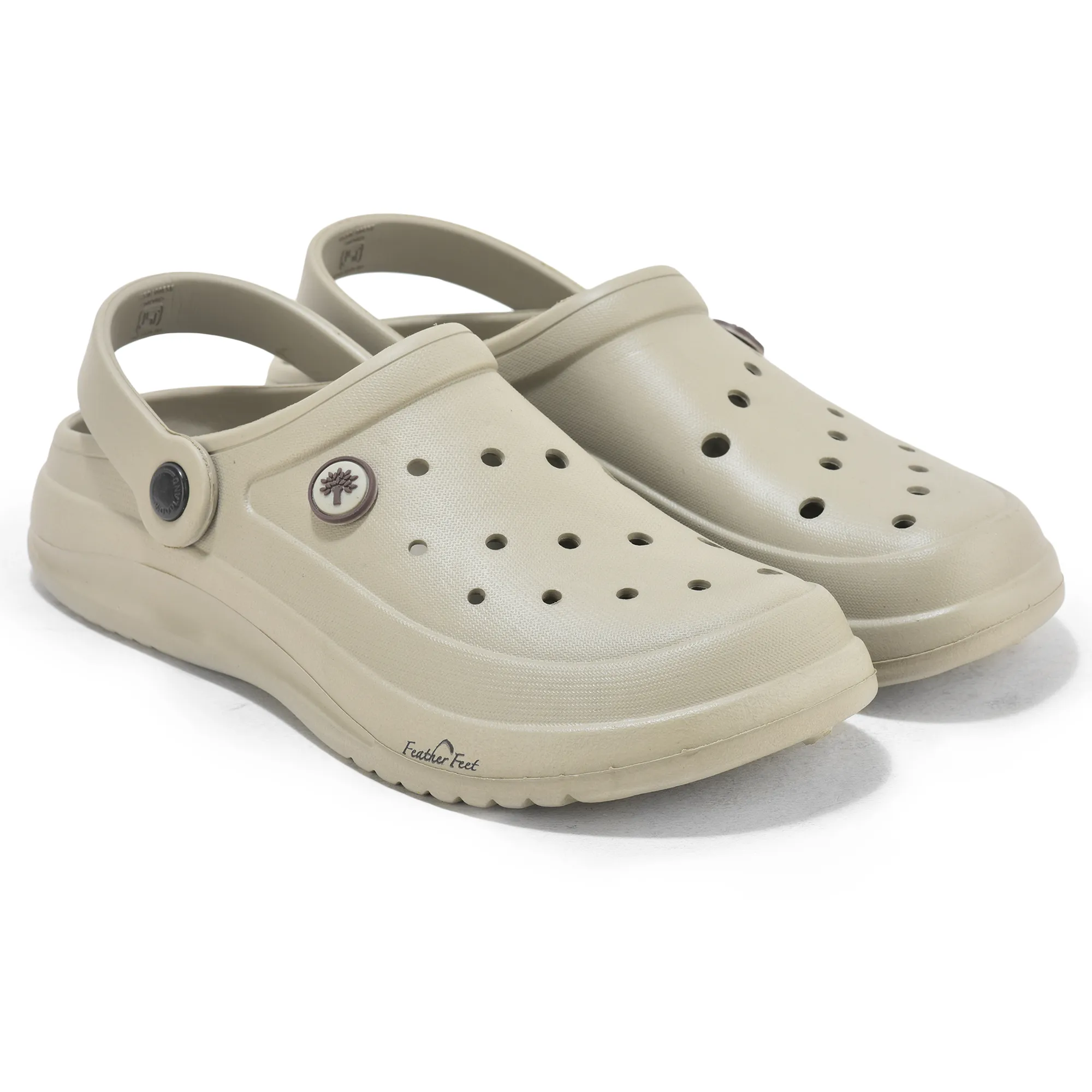 Woodland Khaki Men Slipper Slider - Thumbnail 6