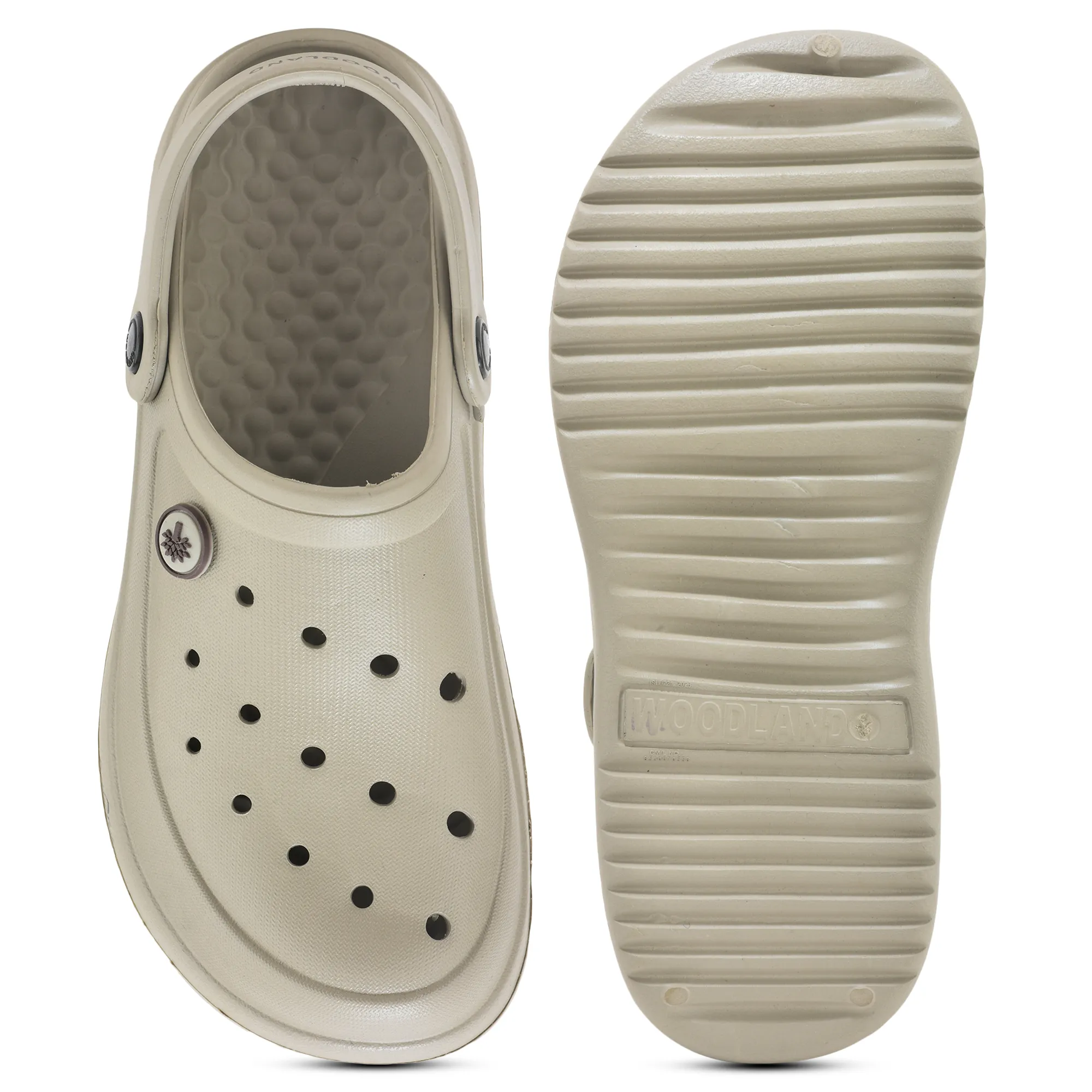 Woodland Khaki Men Slipper Slider - Thumbnail 7