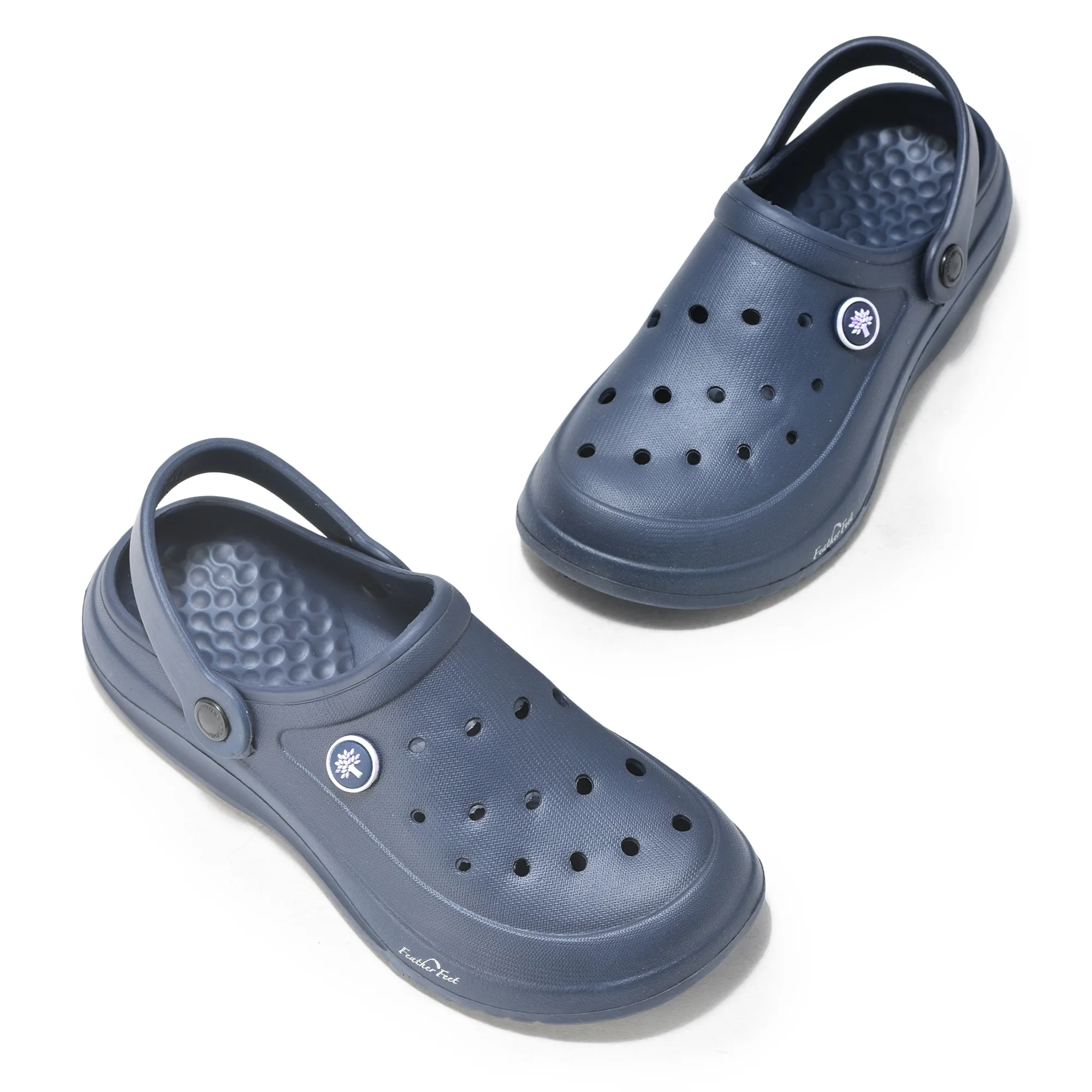 Woodland Navy Blue Men Slipper Slider - Thumbnail 2