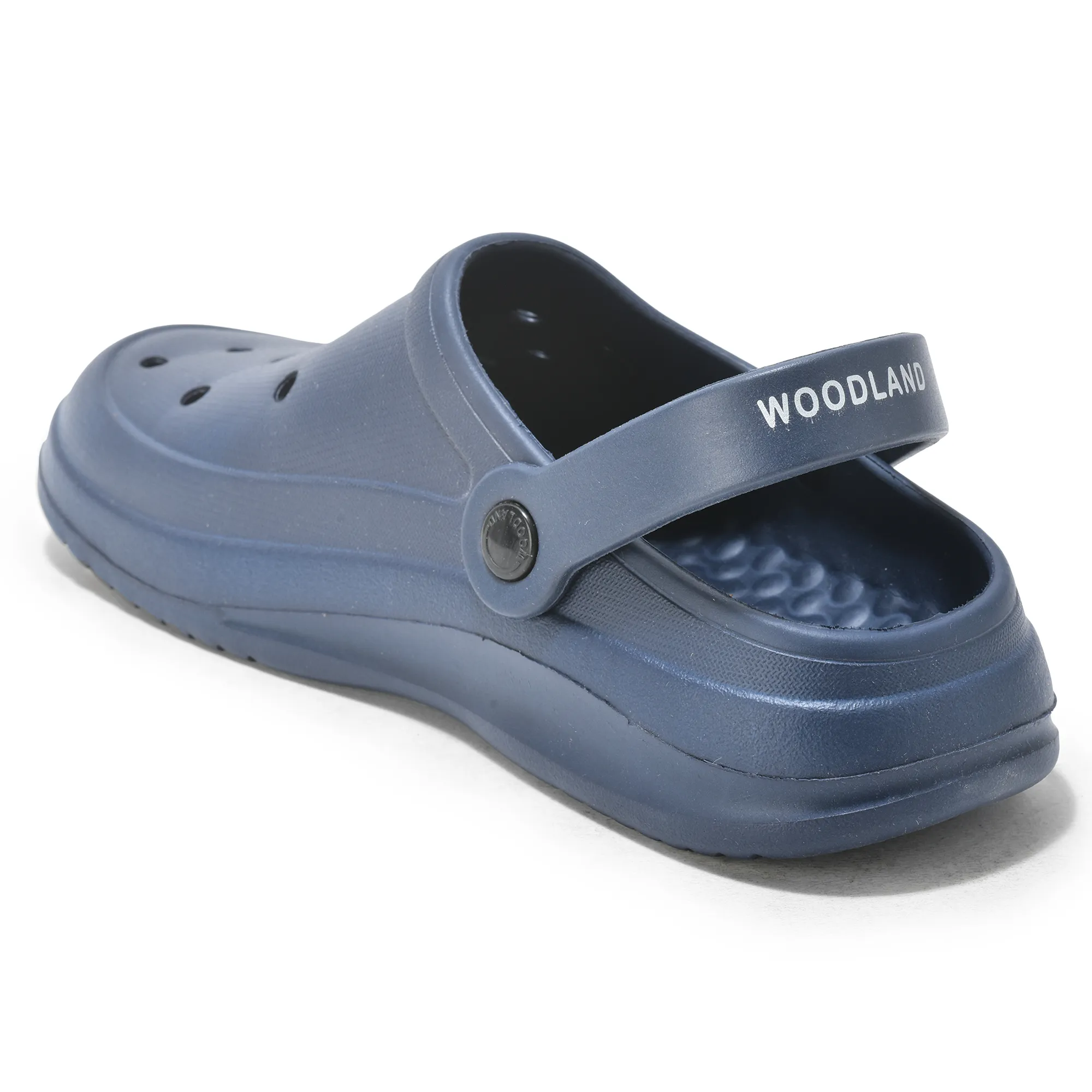 Woodland Navy Blue Men Slipper Slider - Thumbnail 5
