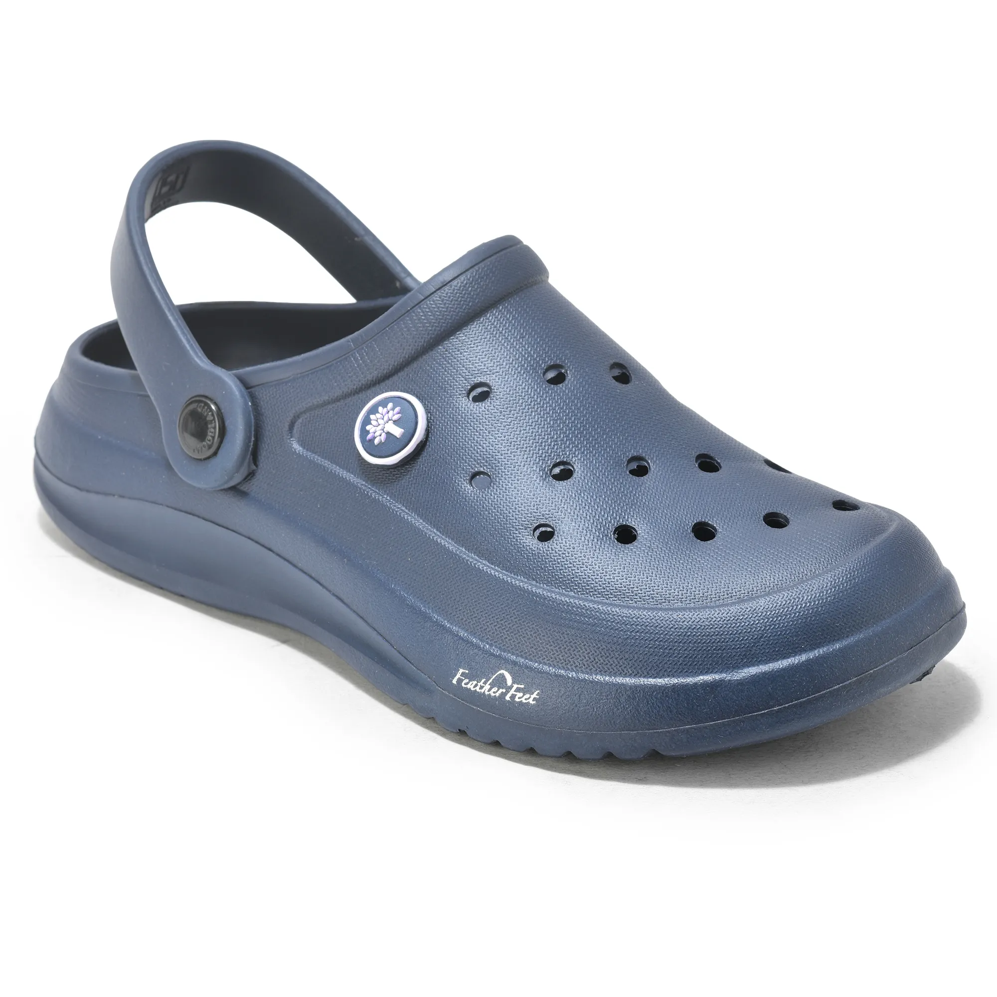 Woodland Navy Blue Men Slipper Slider - Thumbnail 8