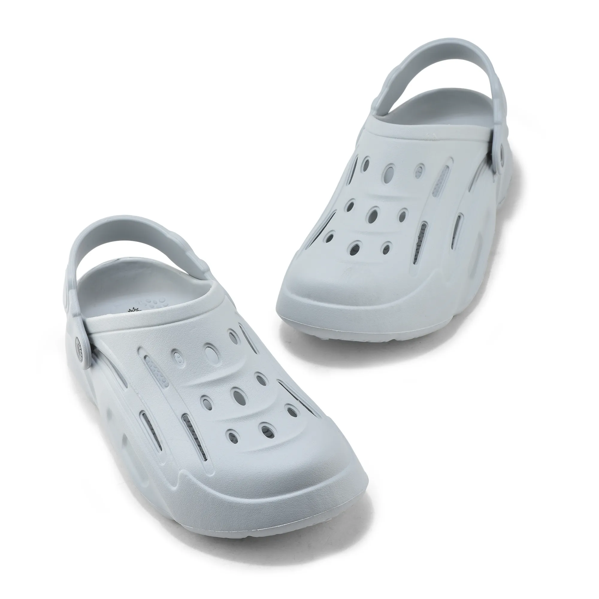 Light Grey Slipper Slider For Men - Thumbnail 2