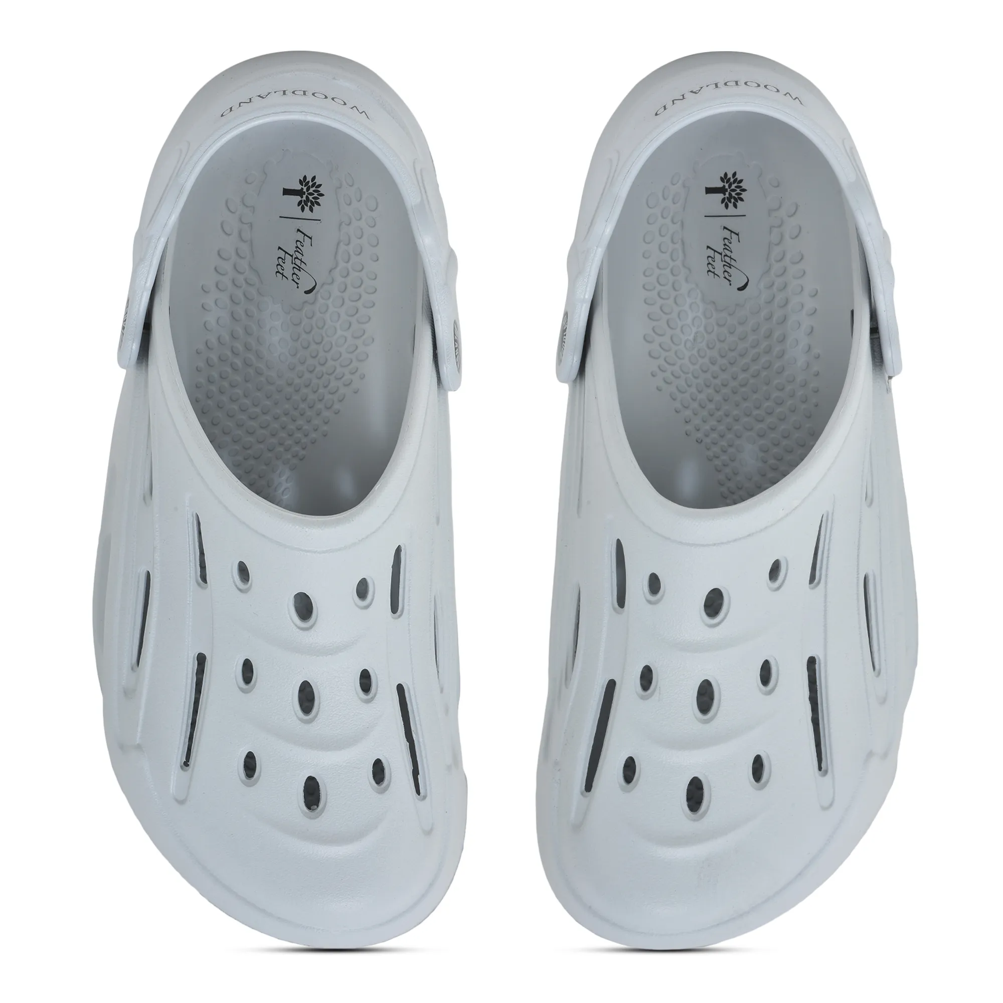 Light Grey Slipper Slider For Men - Thumbnail 3