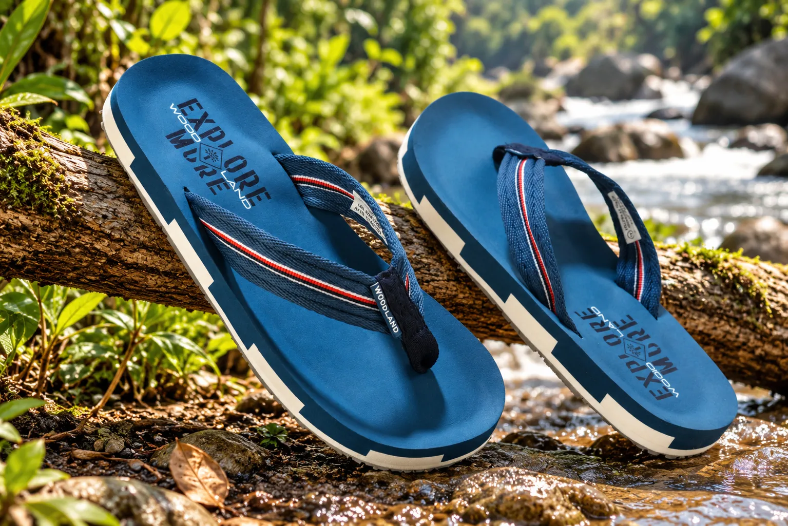 Blue Slipper Flip Flops For Men