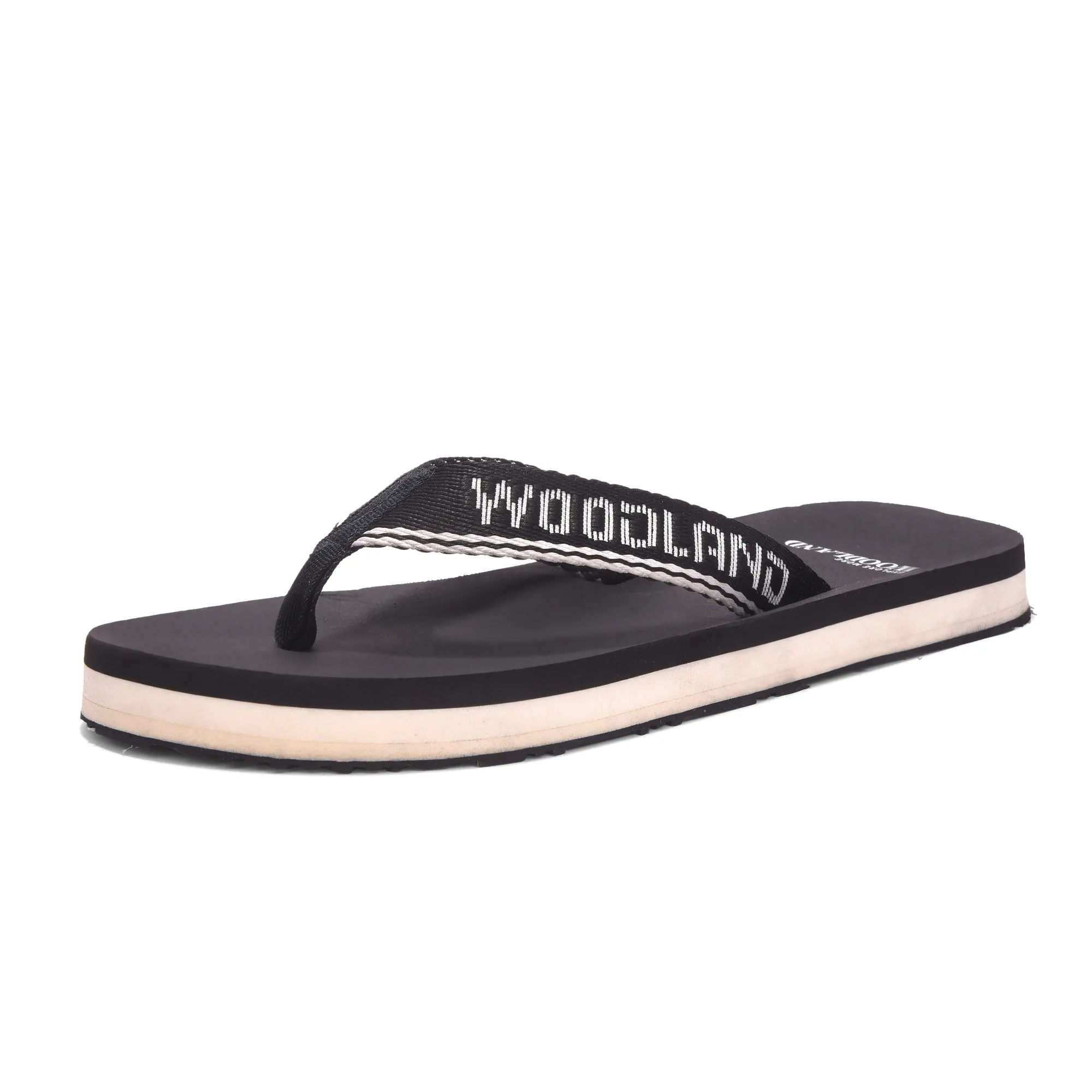 Woodland Men’s Black Lightweight Casual Flip Flops - Thumbnail 11