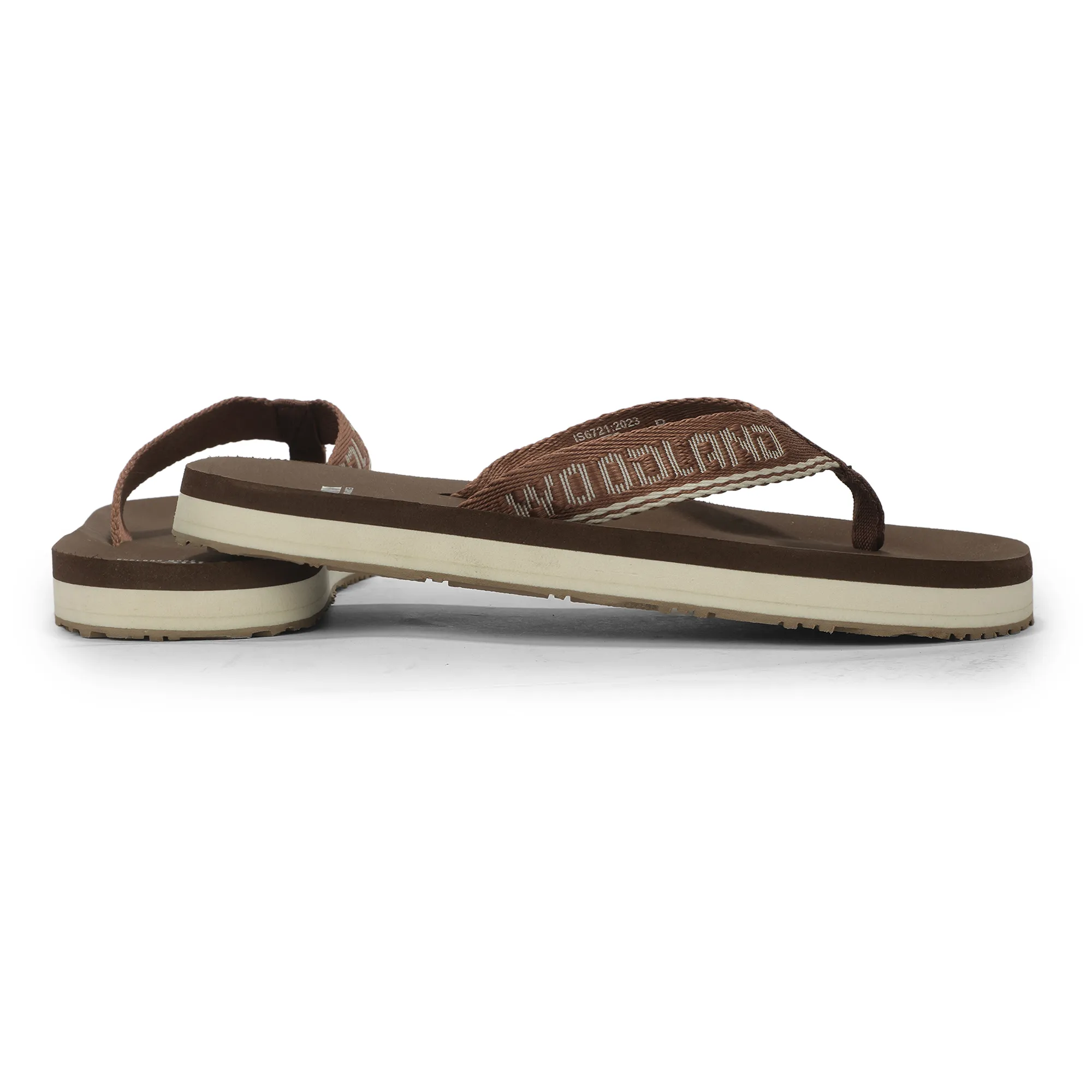 Woodland Men's Brown Lightweight Casual Flip Flops 11