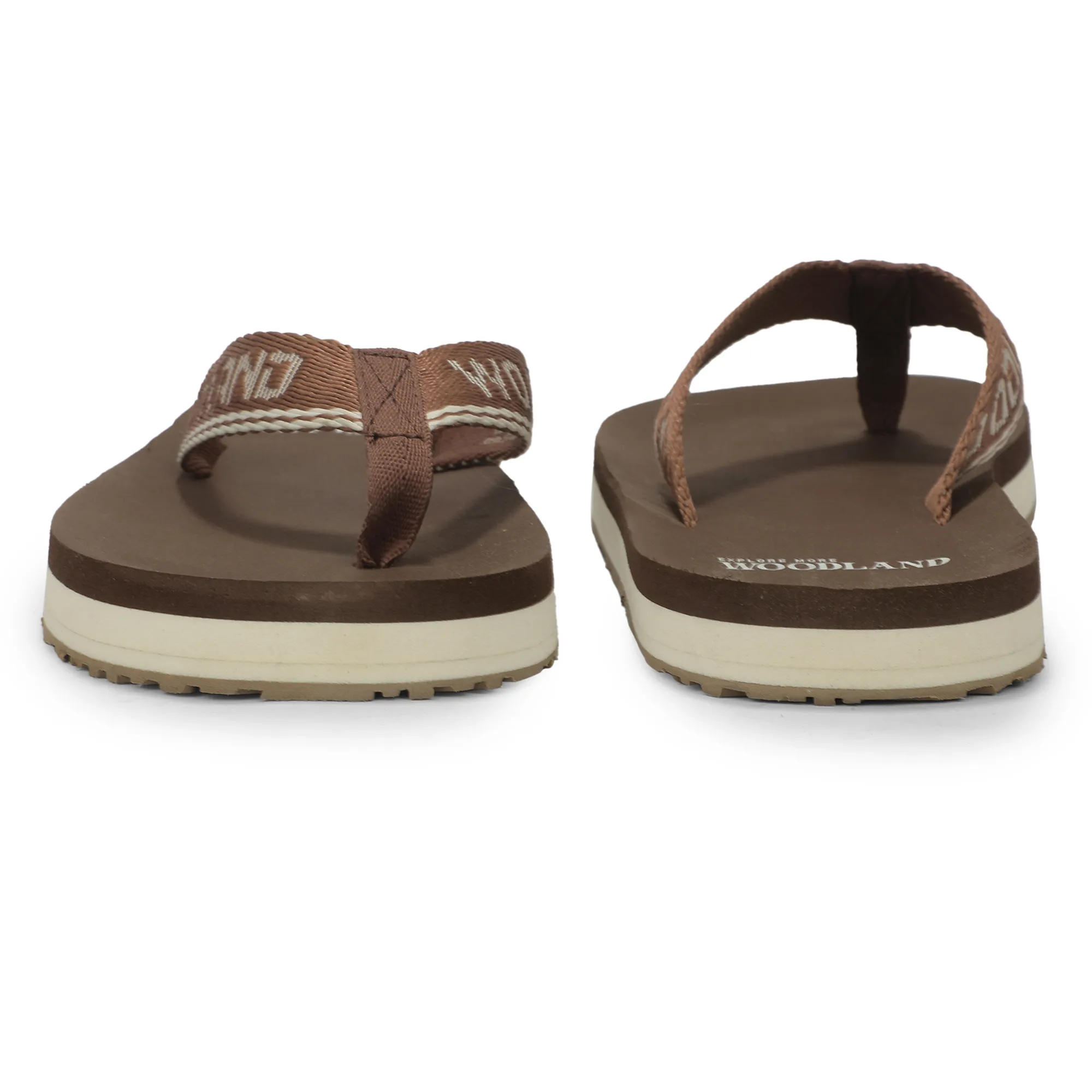 Woodland Men's Brown Lightweight Casual Flip Flops 15