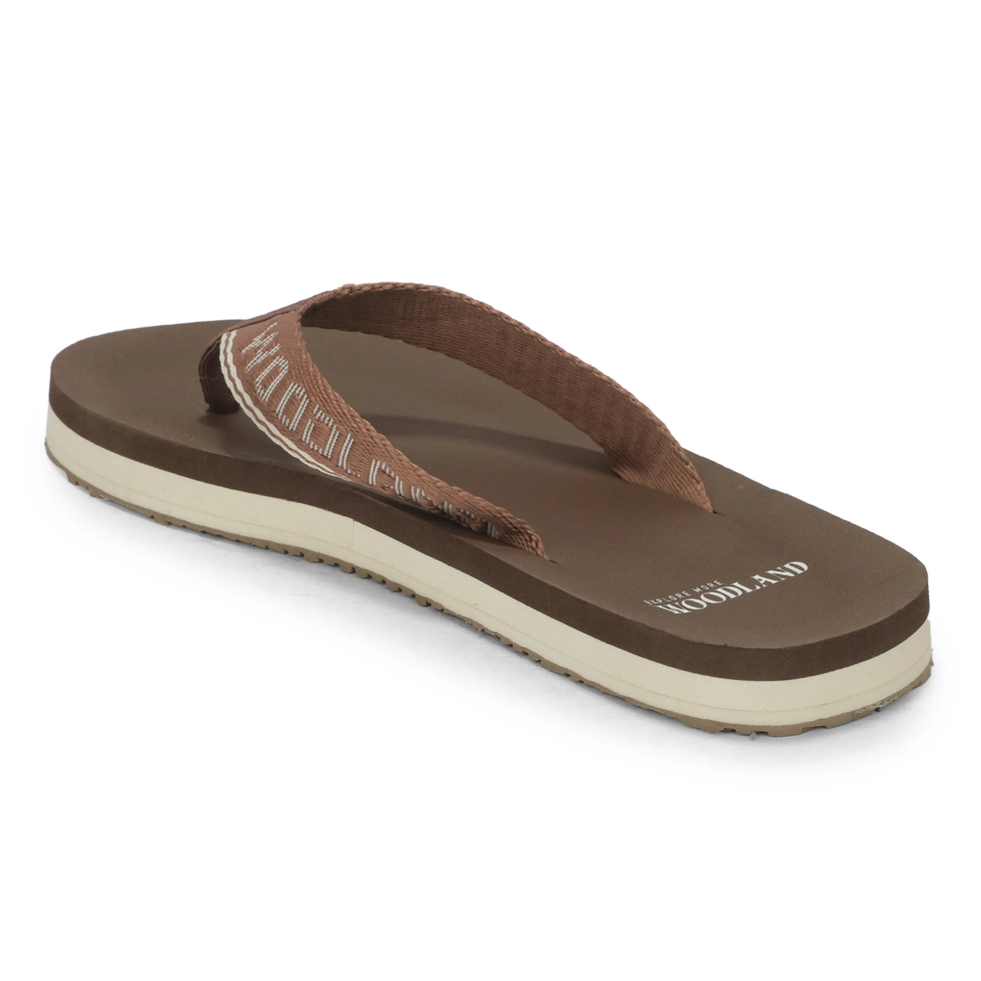 Woodland Men's Brown Lightweight Casual Flip Flops 8
