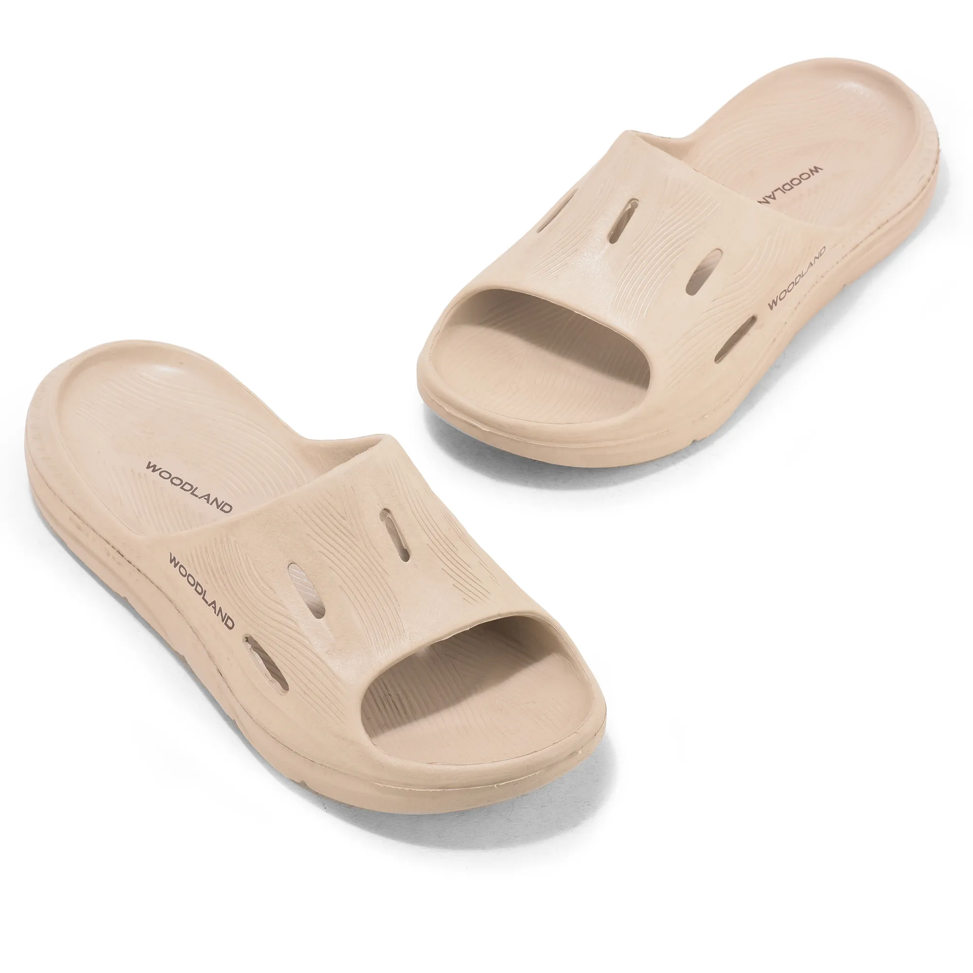 Woodland Khaki Mens Slipper Slider - Thumbnail 2