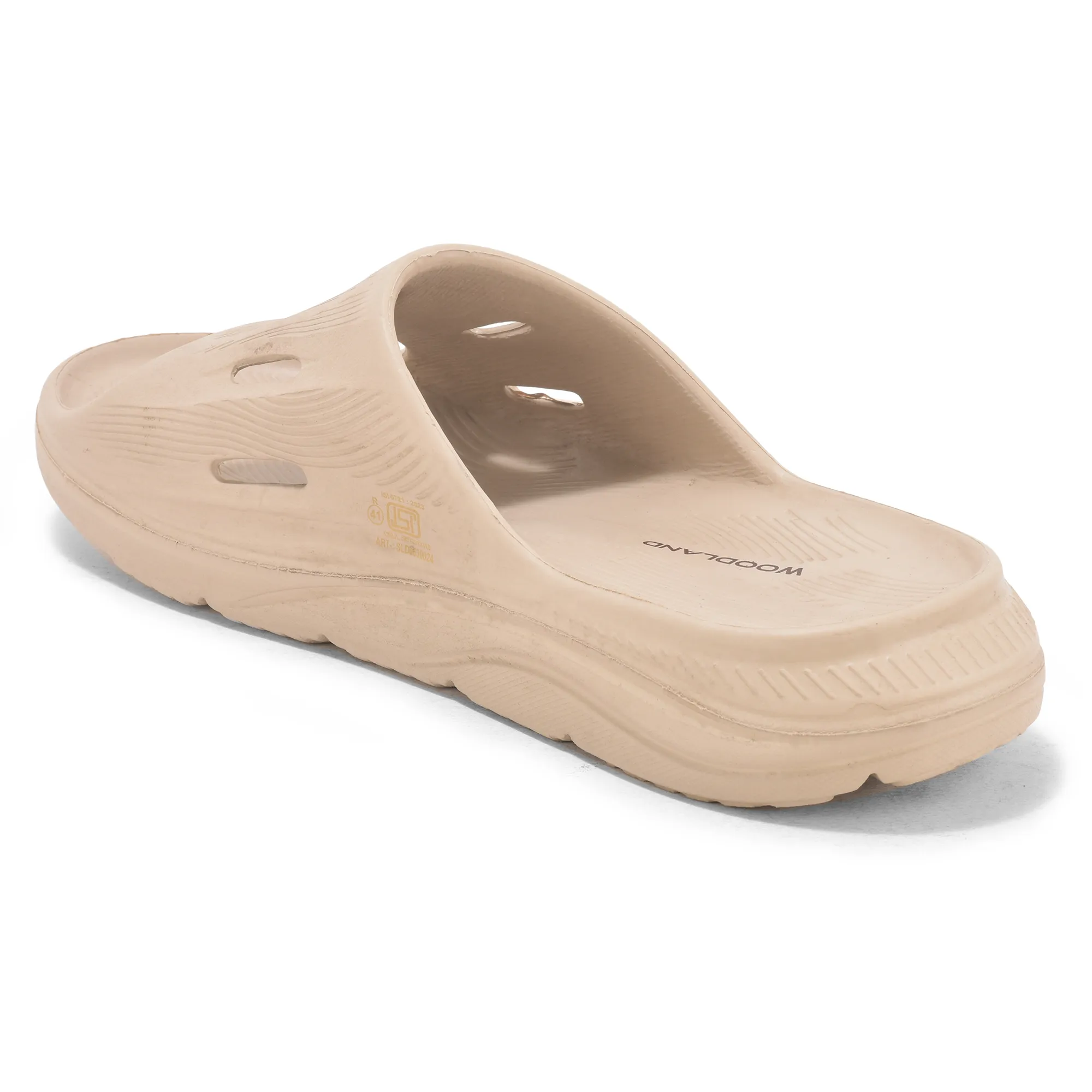 Woodland Khaki Mens Slipper Slider - Thumbnail 6