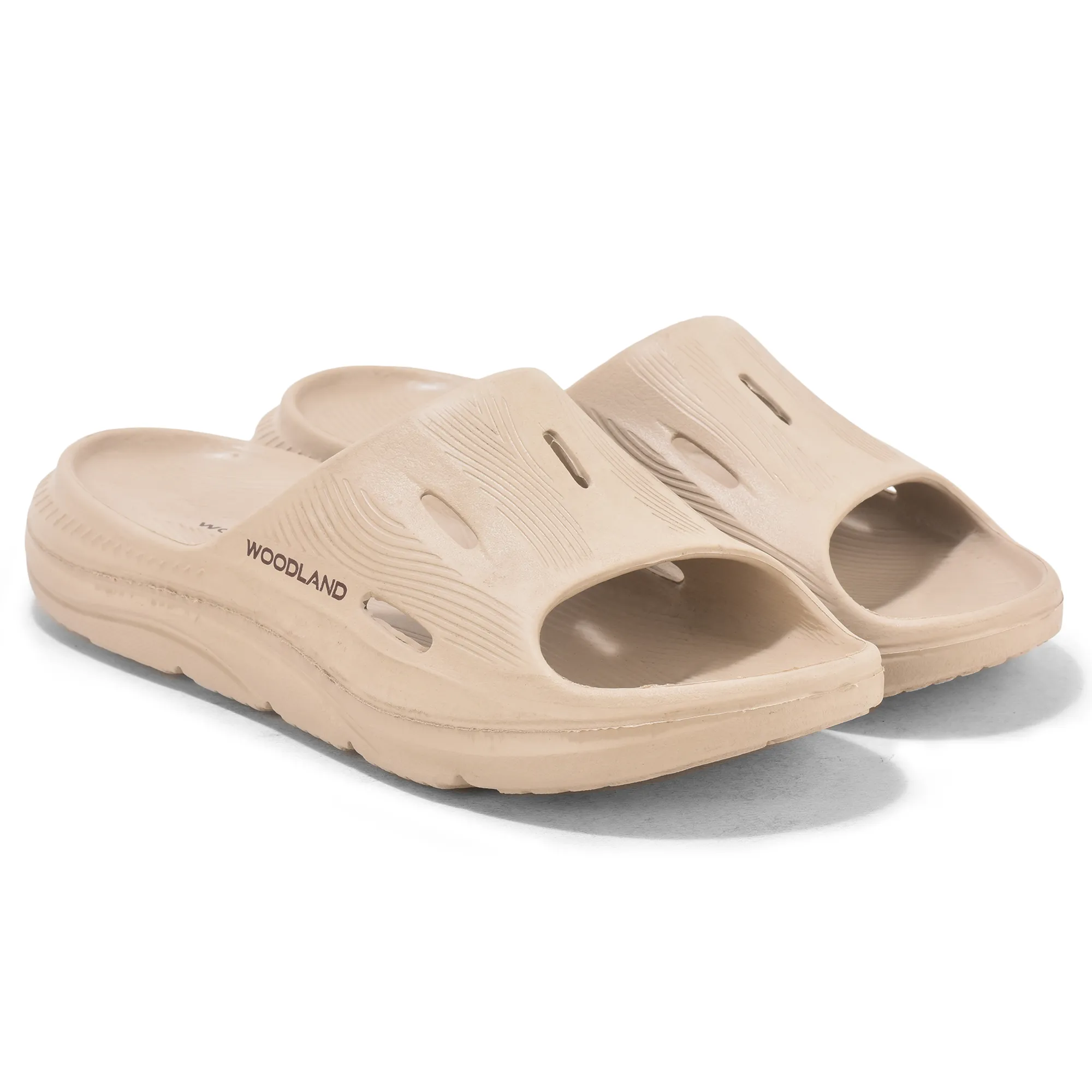 Woodland Khaki Mens Slipper Slider - Thumbnail 7
