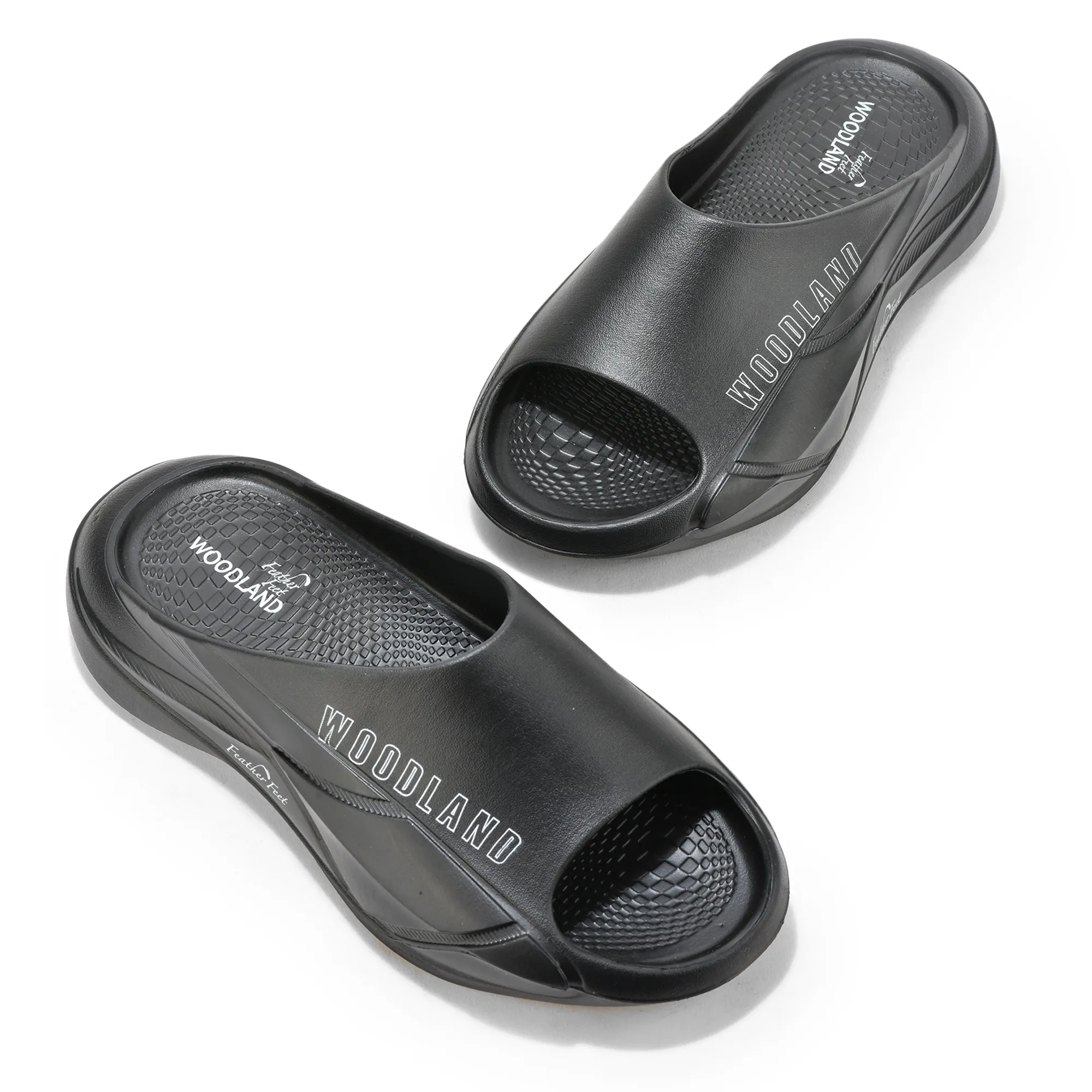 Woodland Black Men EVA Slider Slippers - Thumbnail 2