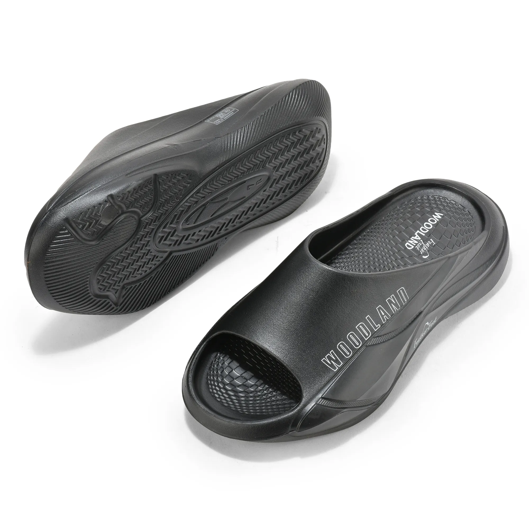 Woodland Black Men EVA Slider Slippers - Thumbnail 5