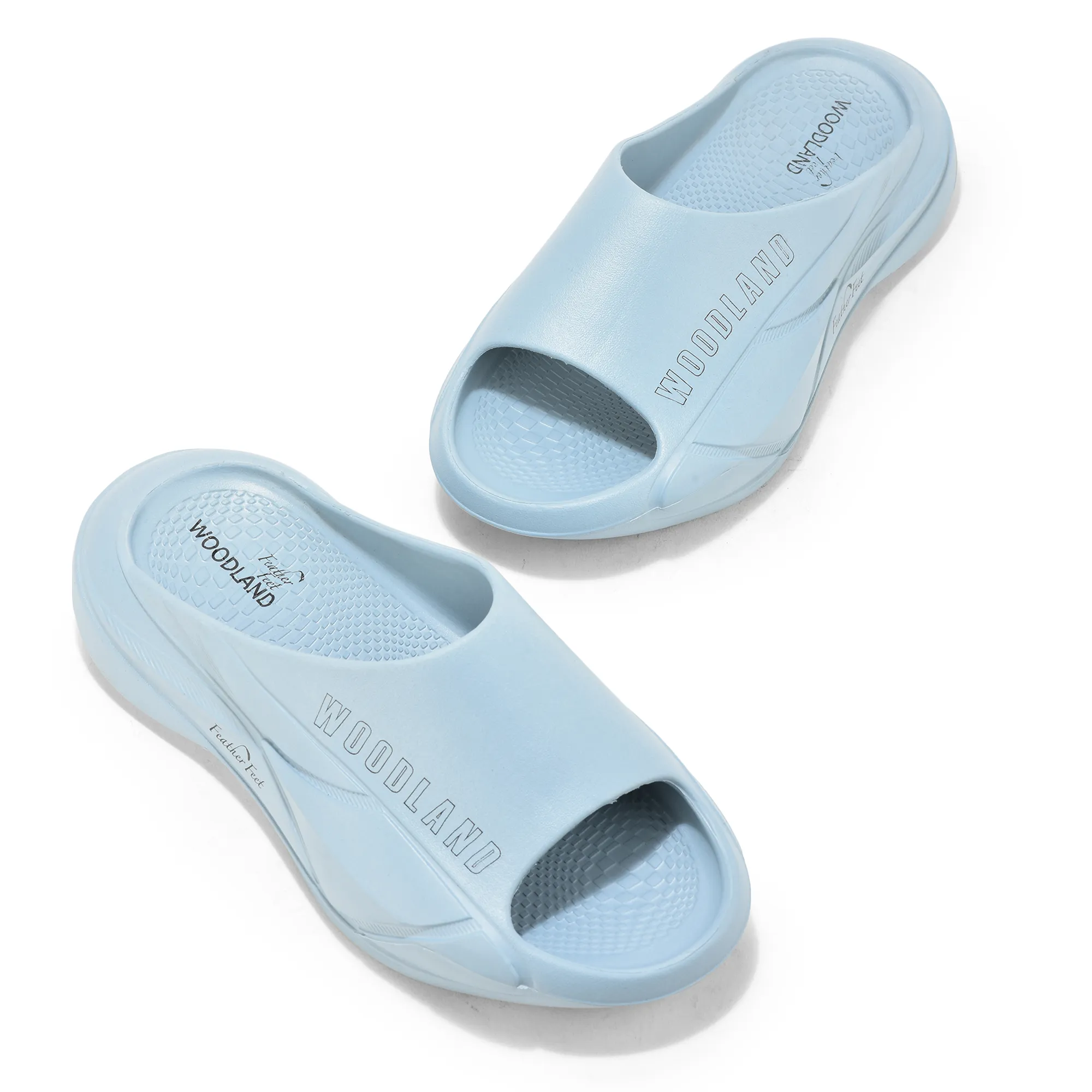 Woodland Dusty Blue Men EVA Slider Slippers - Thumbnail 2