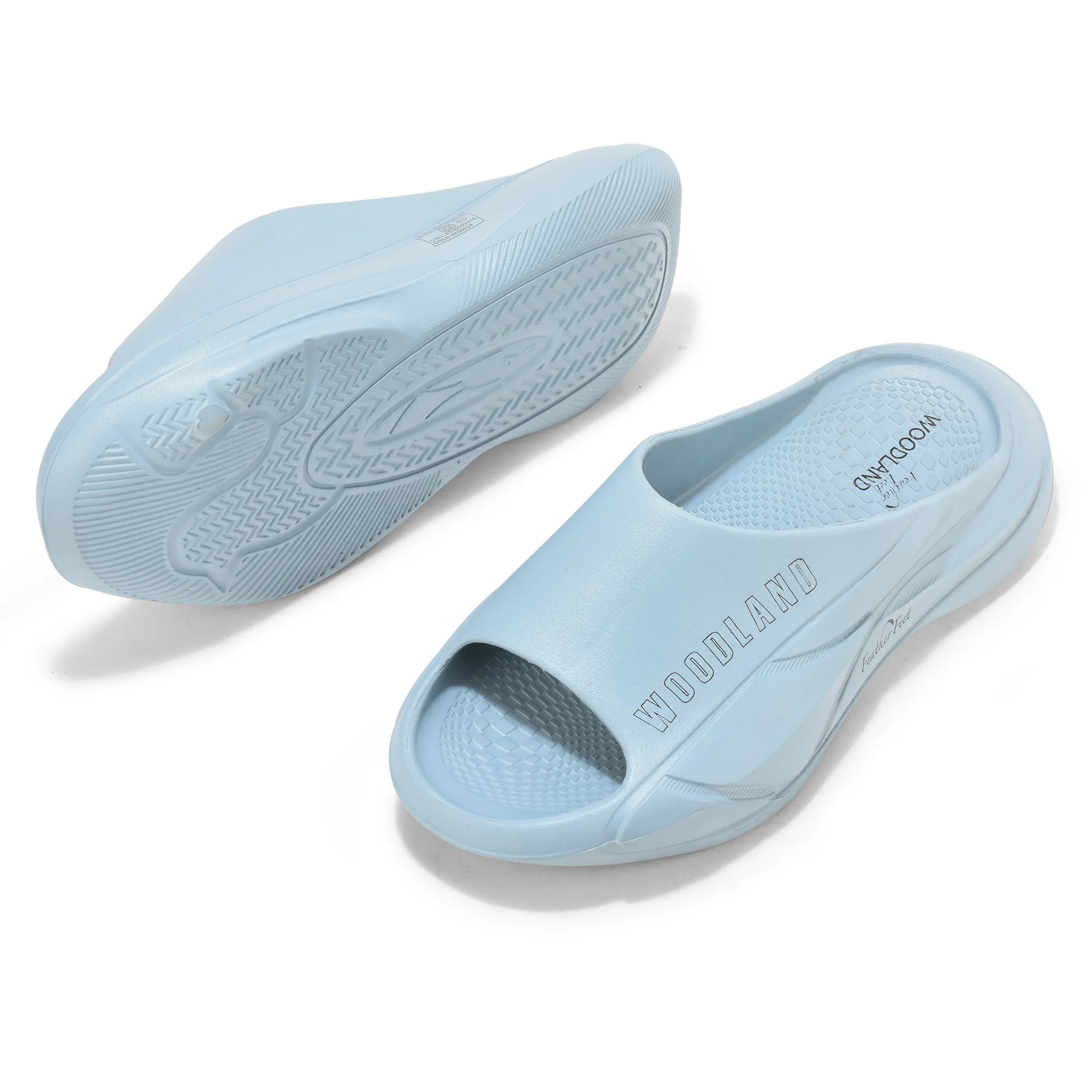 Woodland Dusty Blue Men EVA Slider Slippers - Thumbnail 5