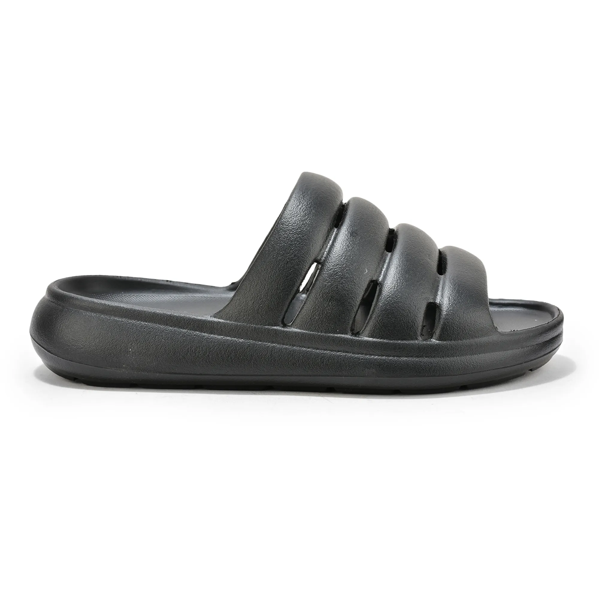 Black Woodland Men EVA Slider Slippers - Thumbnail 1