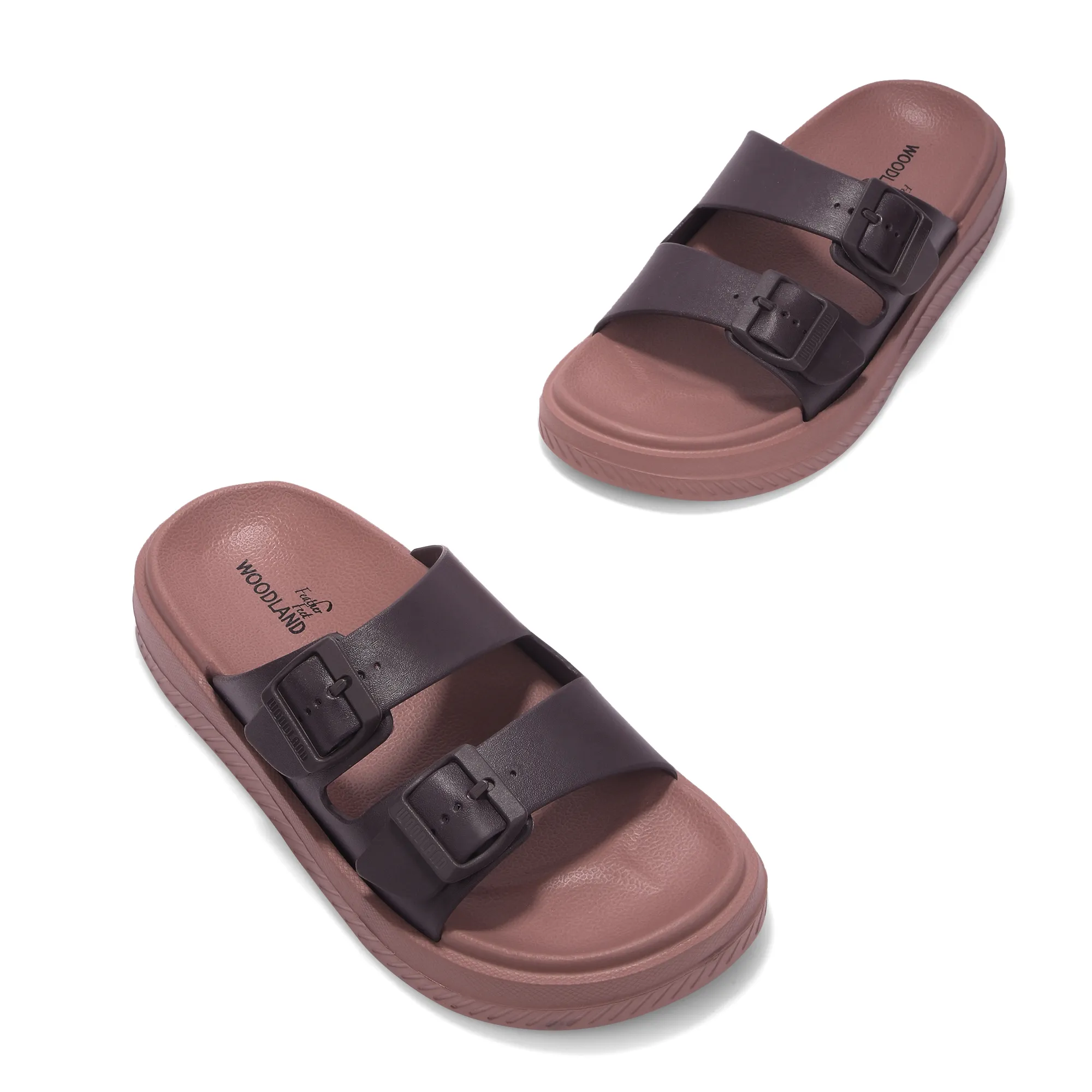 Woodland Men’s Dark Brown Lightweight Daily Slide Slippers - Thumbnail 4