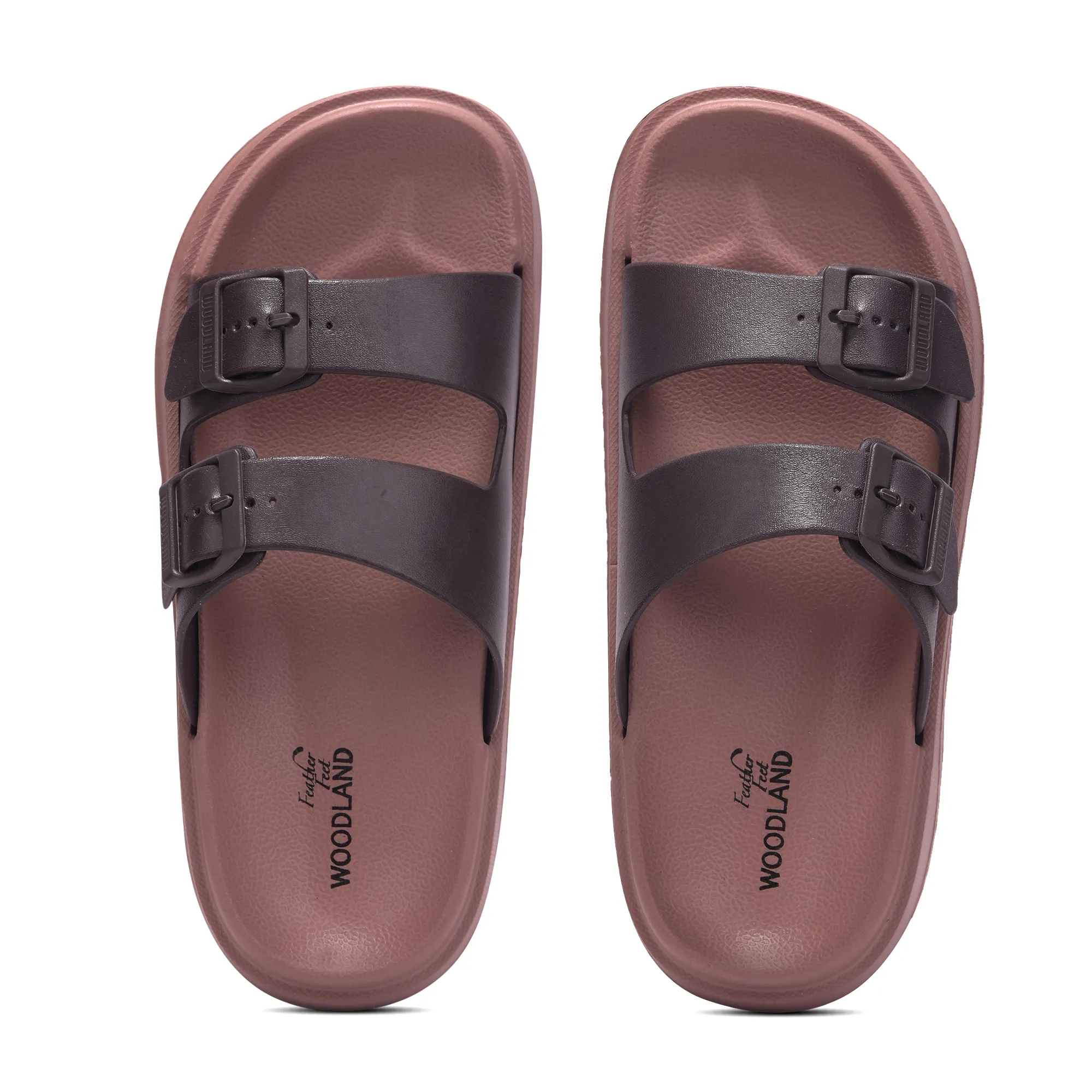 Woodland Men’s Dark Brown Lightweight Daily Slide Slippers - Thumbnail 5